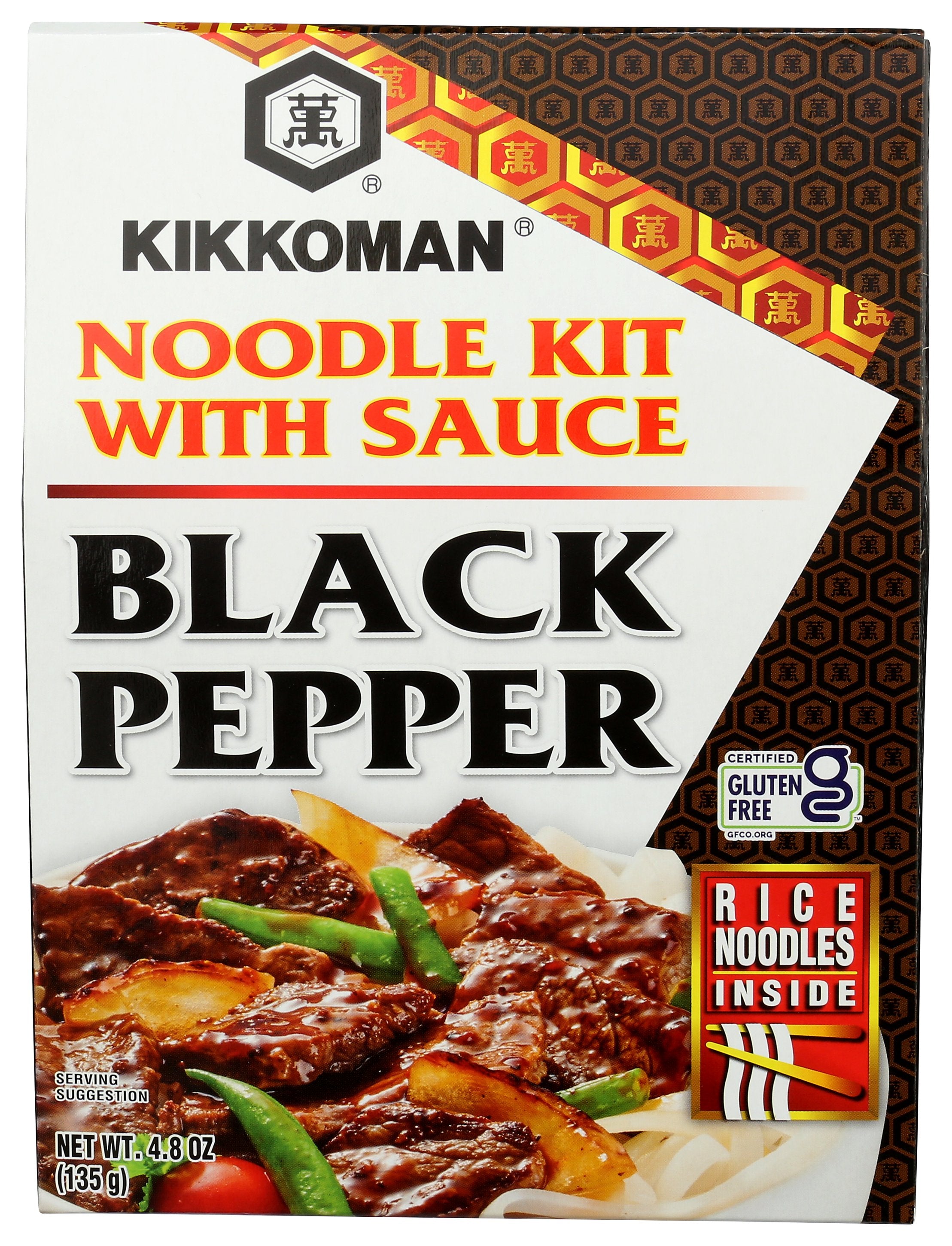 KIKKOMAN KIT NOODLE BLACK PEPPER - Case of 6