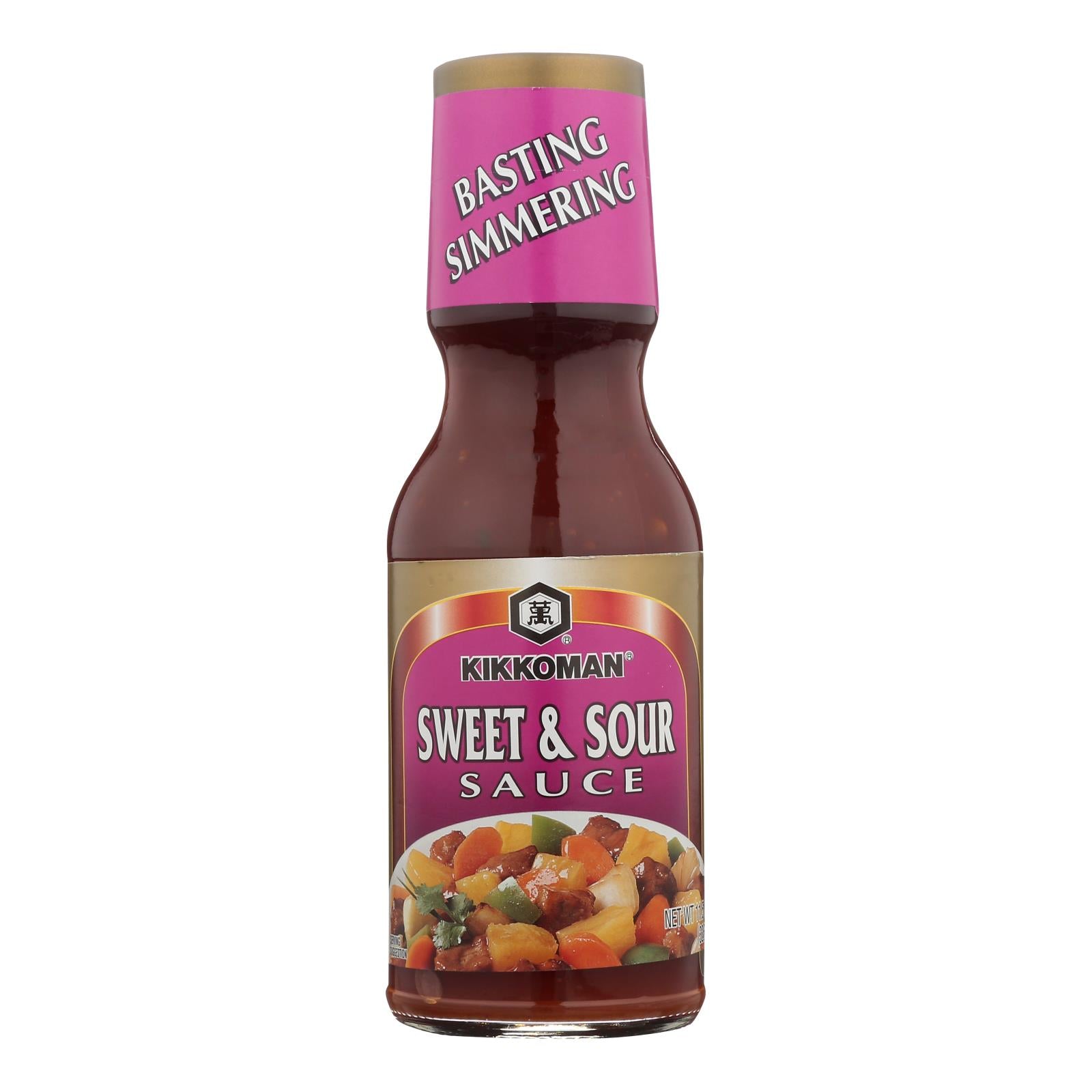 Kikkoman Soy Sauce - Sweet and Sour - Case of 12 - 11.5 oz.