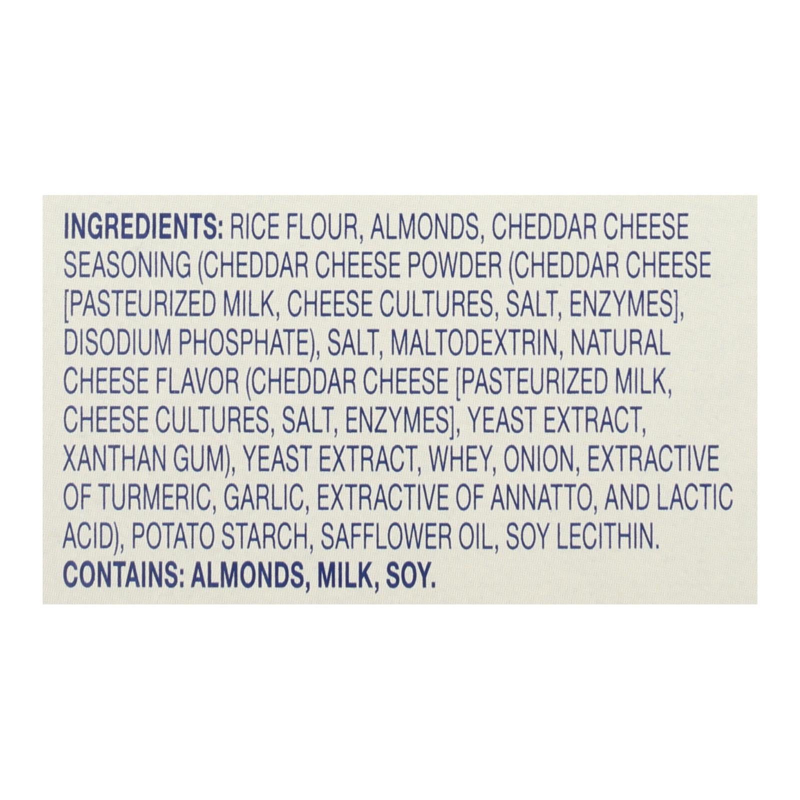 Blue Diamond - Nut Thins - Cheddar Cheese - Case Of 12 - 4.25 Oz.