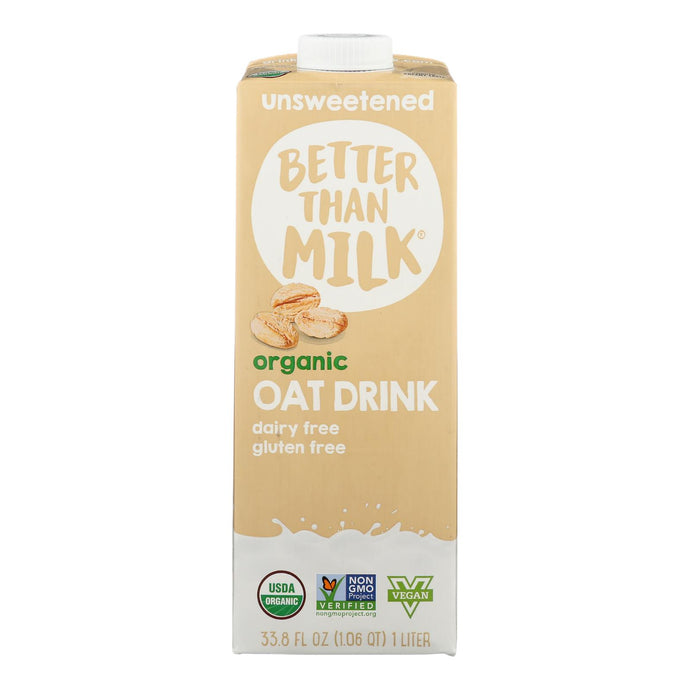 Better Than Milk - Drink Oat Unsweetened - Case Of 6-33.8 Fz
