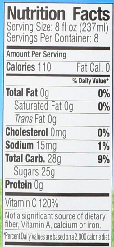 LANGERS JUICE APPLE CRANBERRY 100% - Case of 8