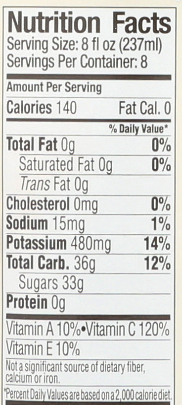 LANGERS JUICE CRNBRRY RSPBRRY 100% - Case of 8