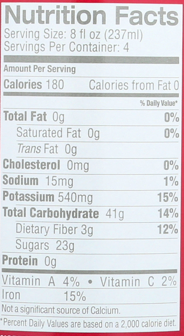L & A JUICE JUICE ALL PRUNE - Case of 6