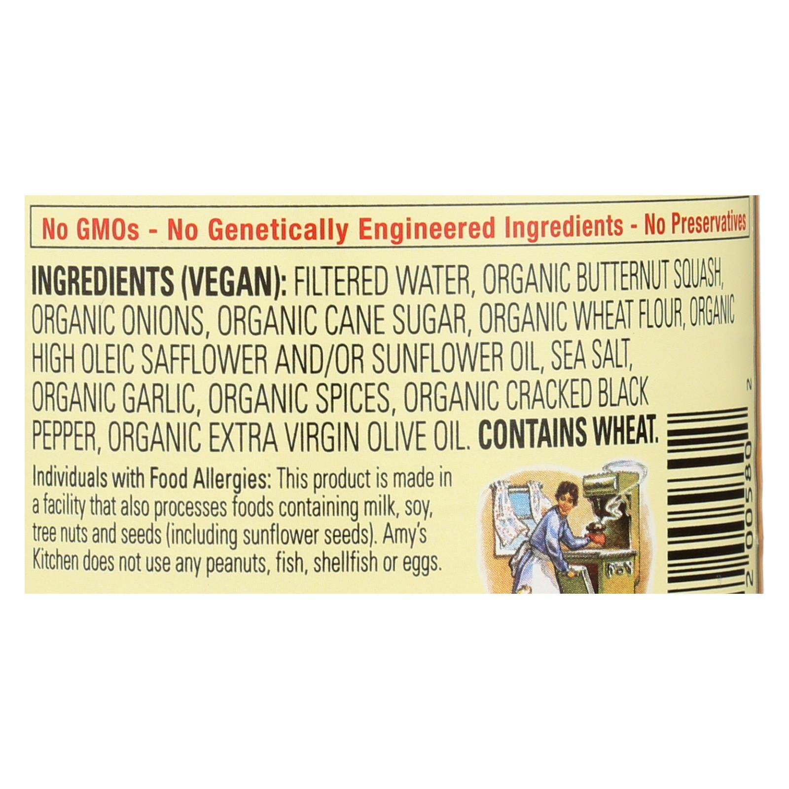 Amy's - Organic Low Sodium Butternut Squash Soup - Case Of 12 - 14.1 Oz