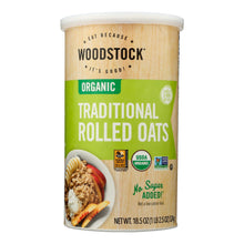 Load image into Gallery viewer, Woodstock Organic Traditional Rolled Oats - Case Of 12 - 18.5 Oz