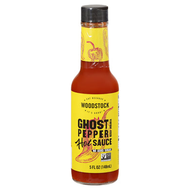 Woodstock - Hot Sauce Ghost Pepper - Case Of 12-5 Fz