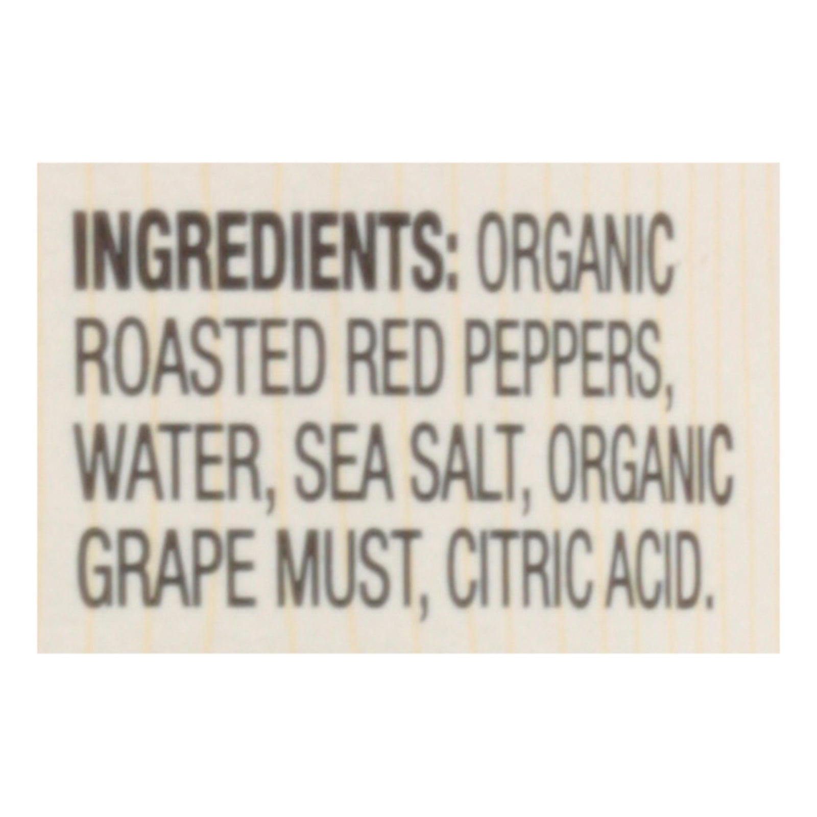Woodstock - Peppers Og2 Roasted Red - CS of 12-16 OZ