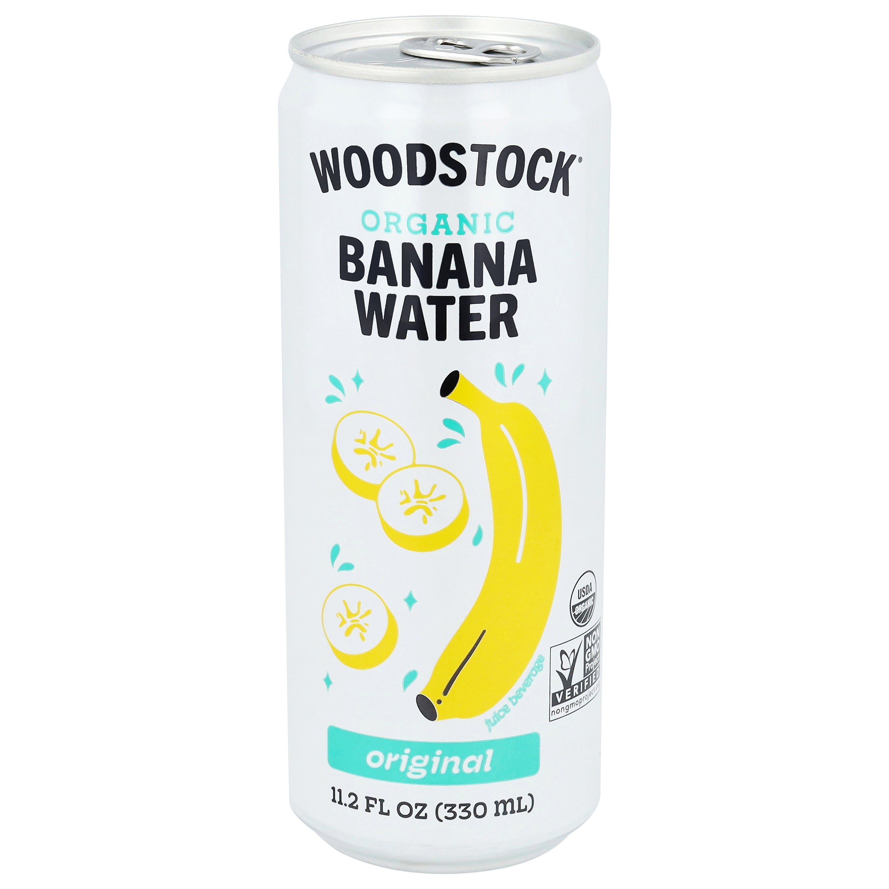 Woodstock Organic Banana Water - 11.2 fl oz - Case of 12