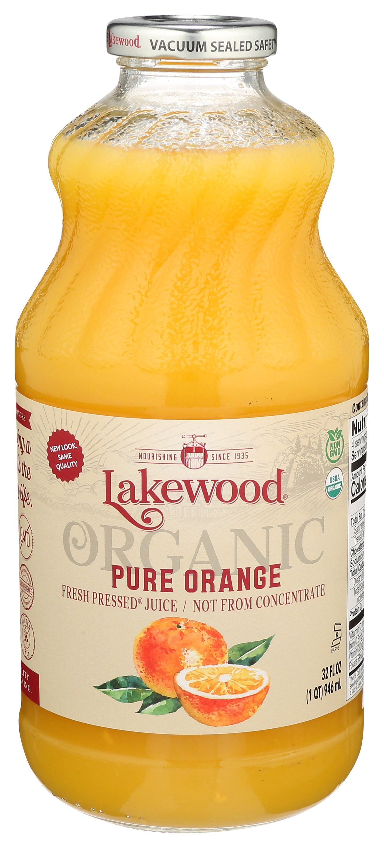 LAKEWOOD JUICE ORANGE ORG - Case of 6