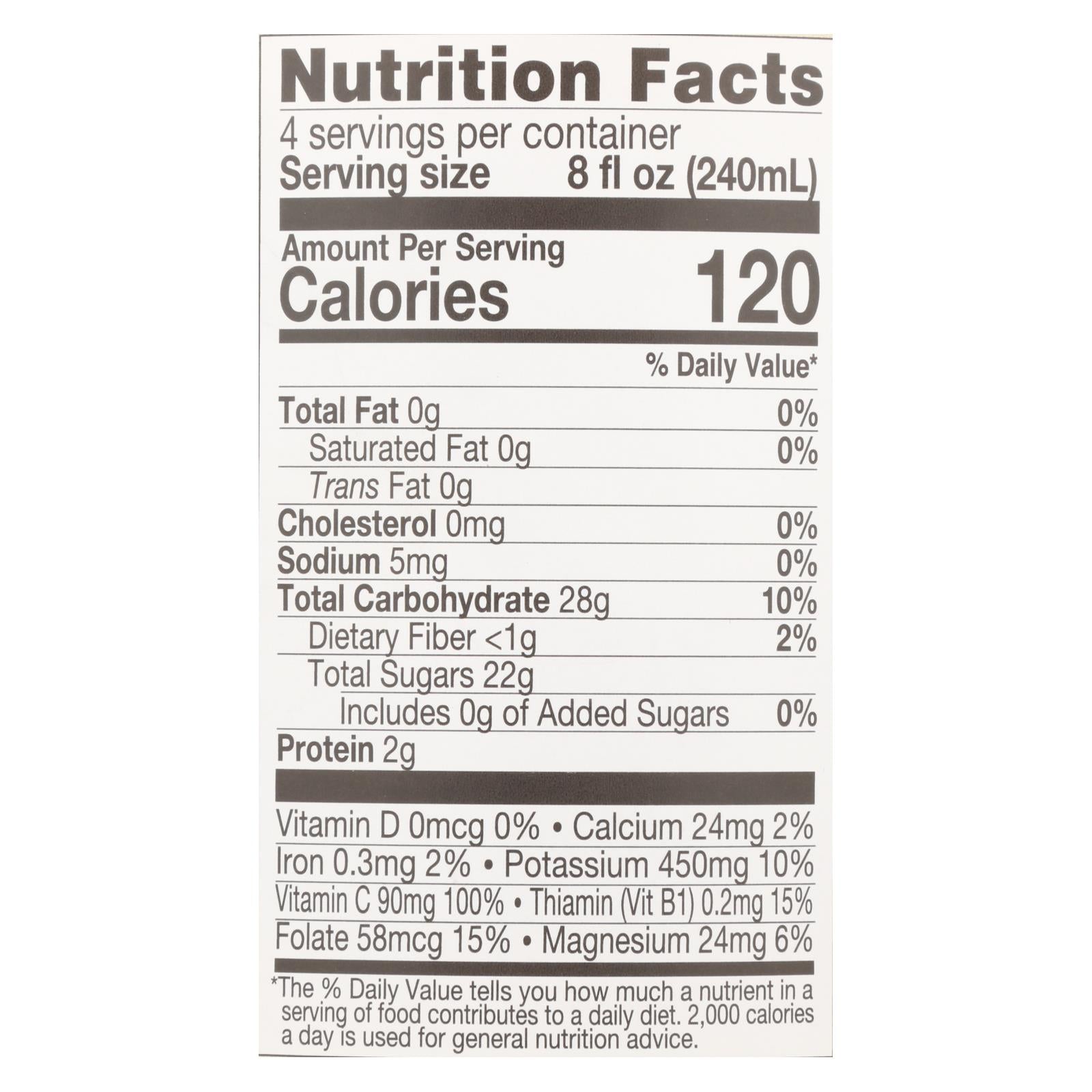 Lakewood - Organic Juice - Pure Orange - Case of 6 - 32 fl oz.