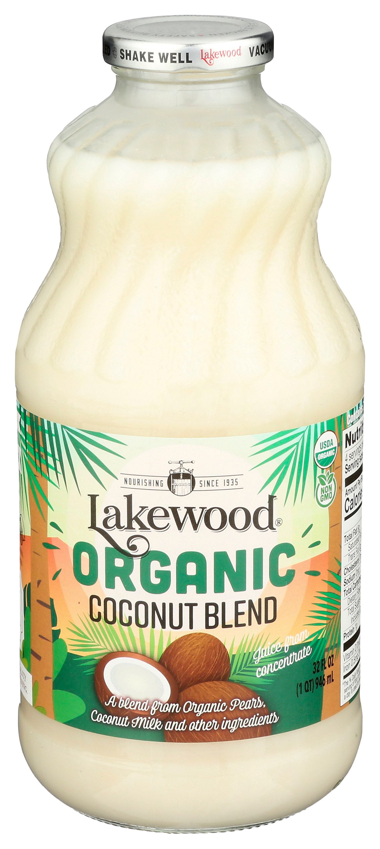 LAKEWOOD JUICE COCONUT MILK ORG - Case of 6