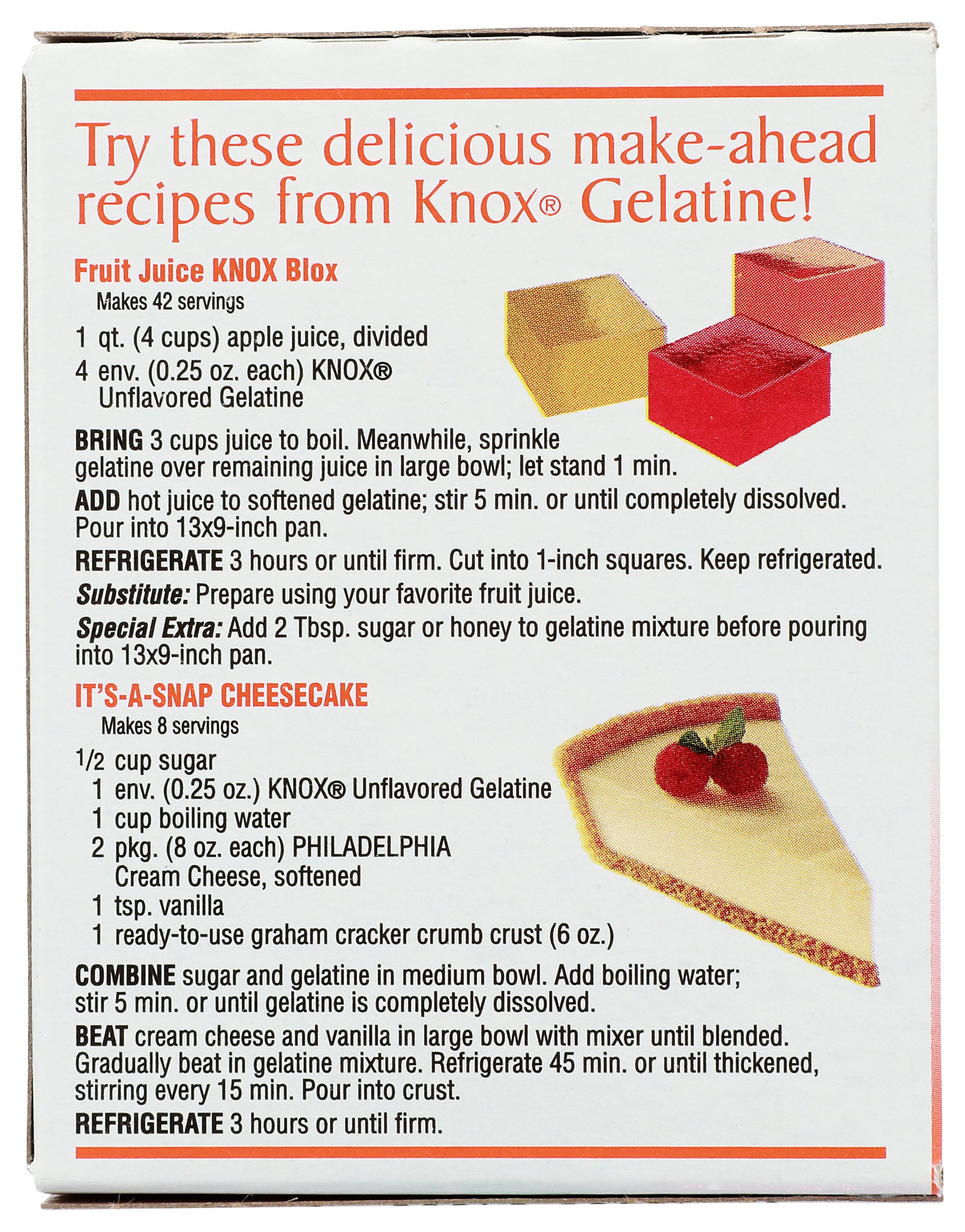 KNOX GELATIN UNFLAVORED