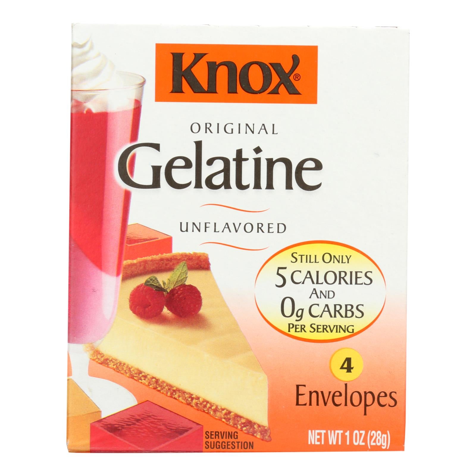 Knox Kraft Gelatine - Unflavored - Case Of 48 - 1 Oz