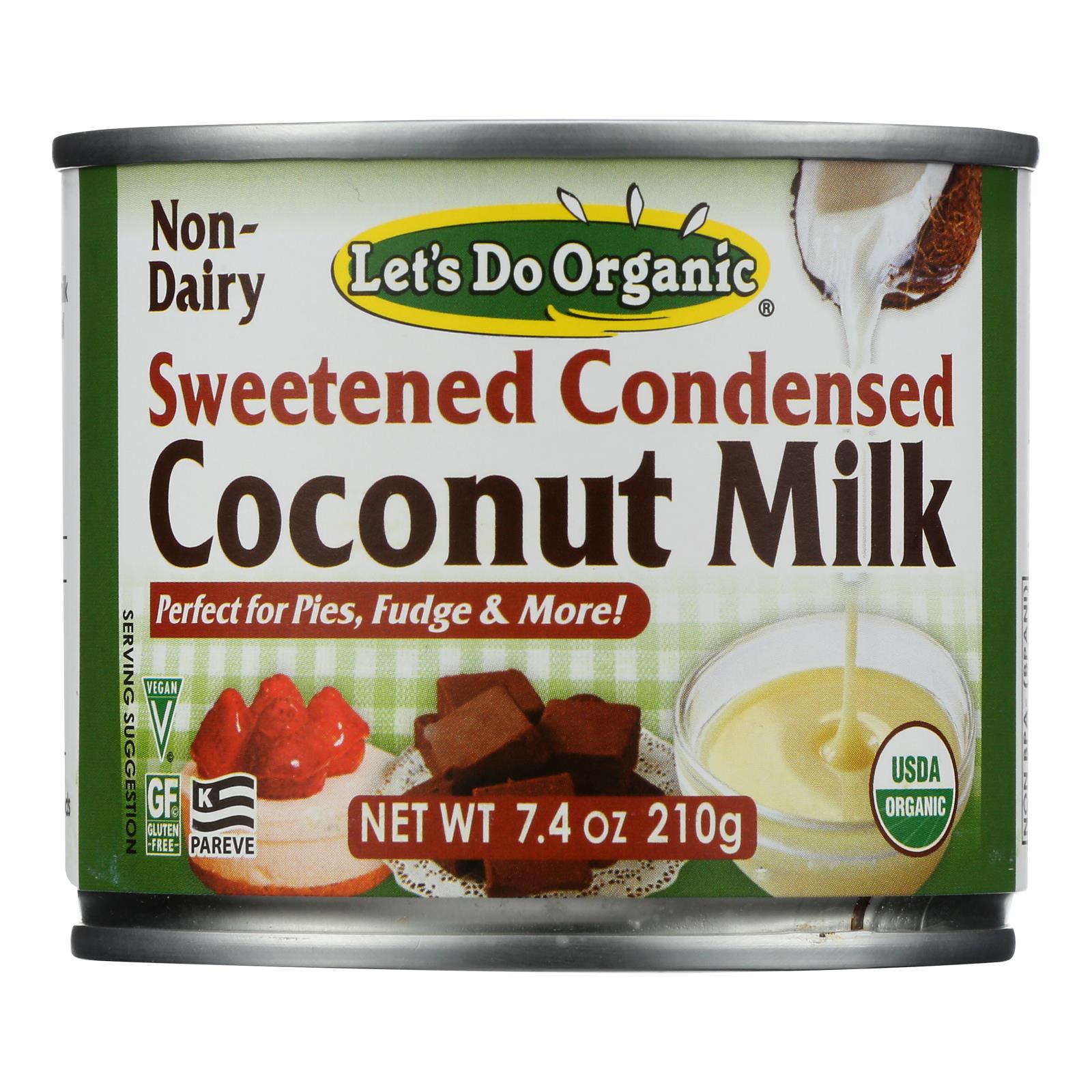 Let's Do Organic Organic Coconut Milk - Sweetened Condensed - Case Of 6 - 7.4 Fl Oz