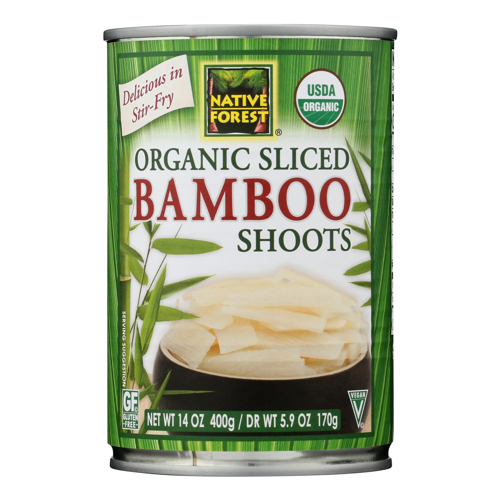 Native Forest Bamboo Shoots - Sliced - Case Of 6 - 14 Oz.