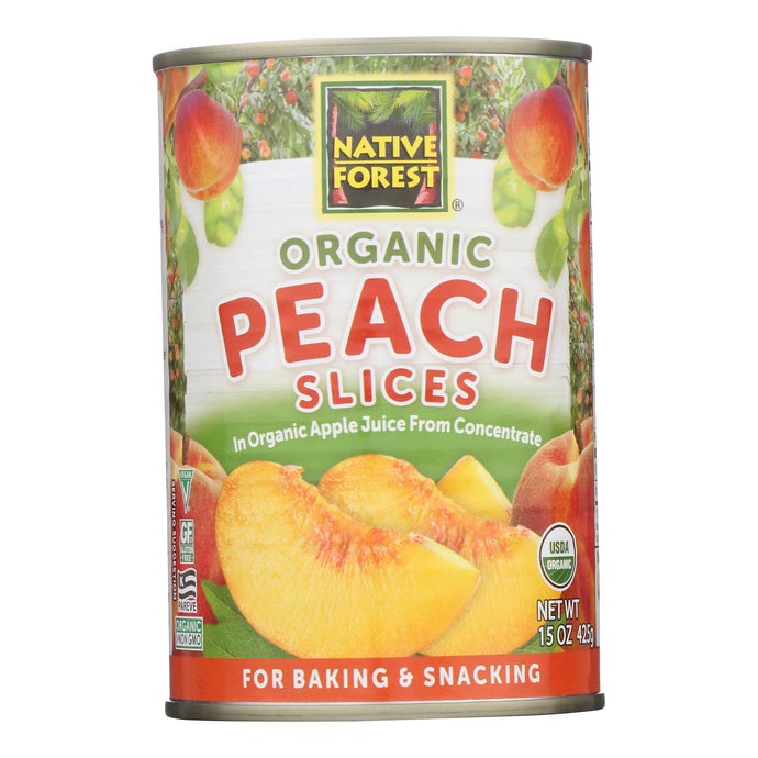 Native Forest Organic Sliced - Peaches - Case Of 6 - 15 Oz.