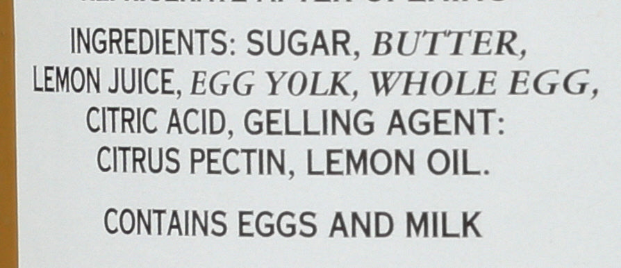 TIPTREE LEMON CURD - Case of 6