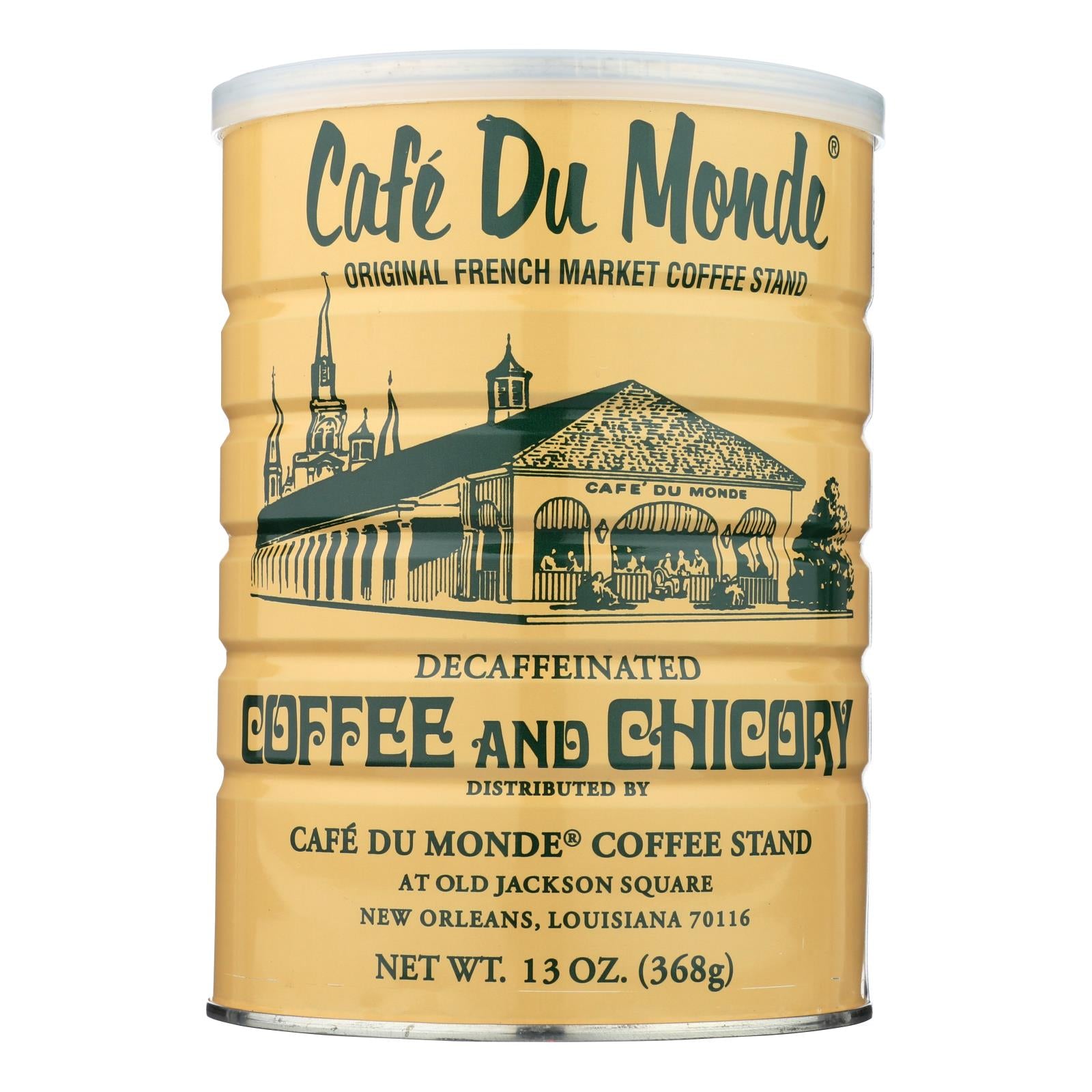 Cafe Du Monde - Coffee Decaf - Case of 12 - 13 OZ