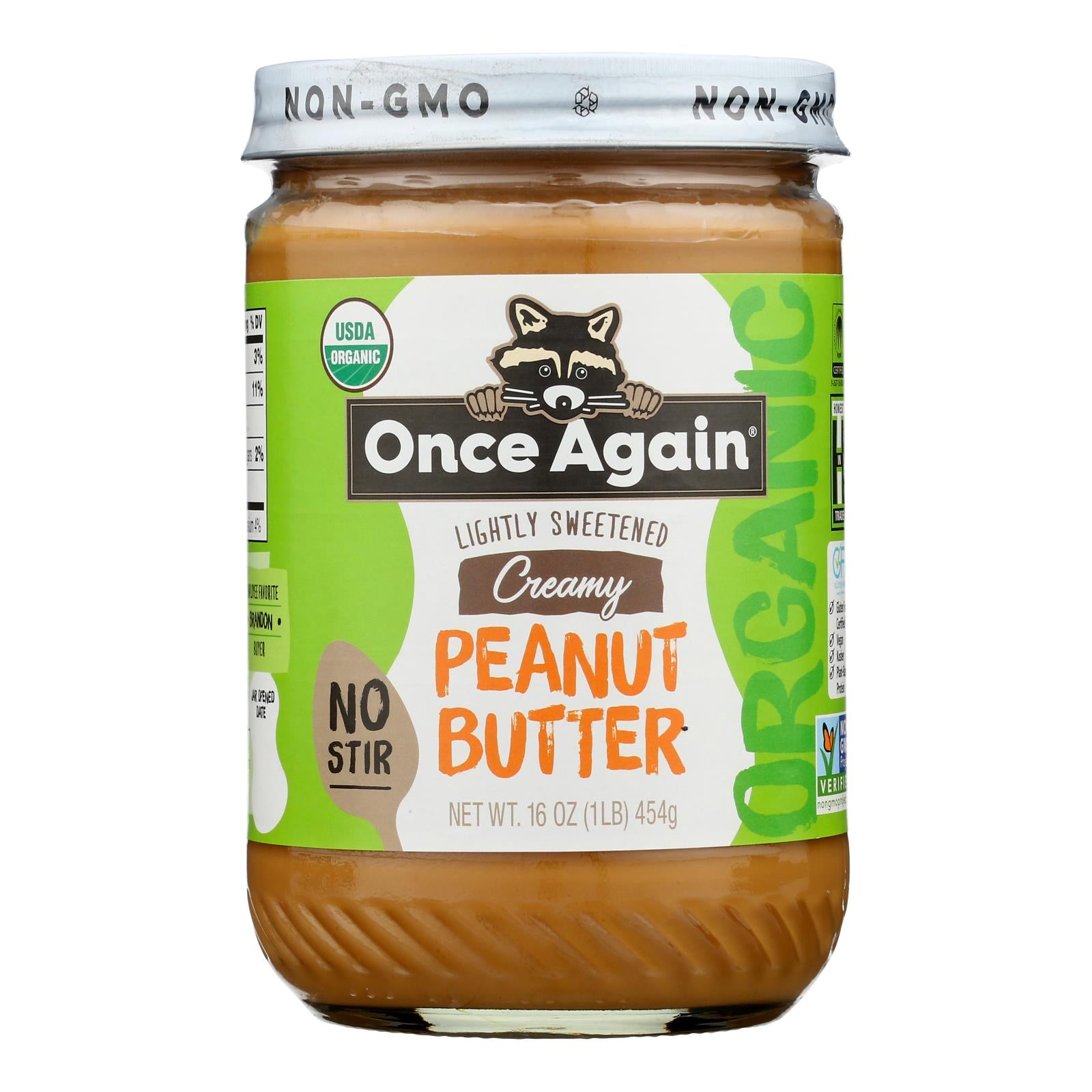 Once Again - Peanut Butter Smooth - Case Of 6-16 Oz