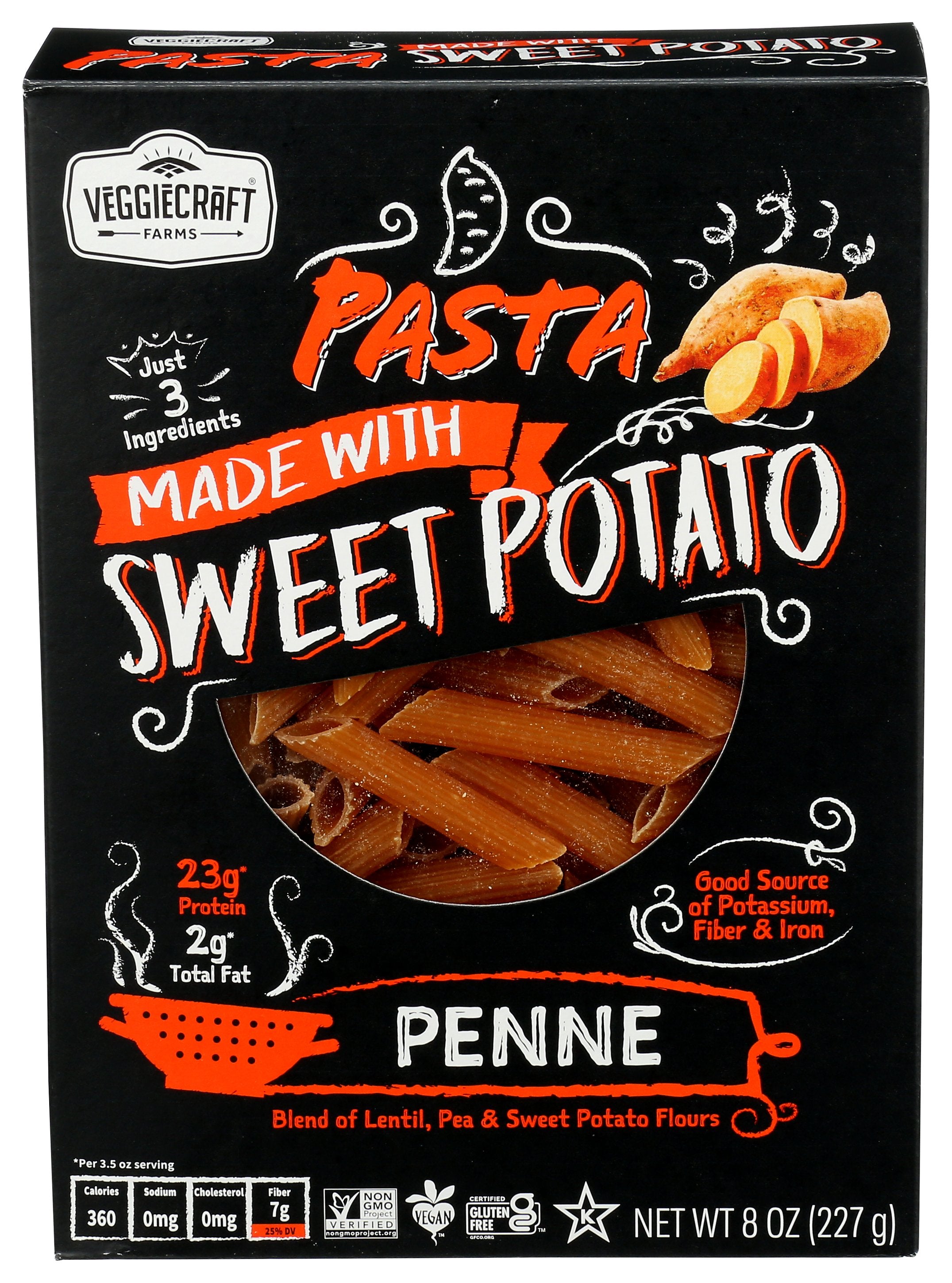 VEGGIECRAFT PASTA PNNE SWT POTATO - Case of 6