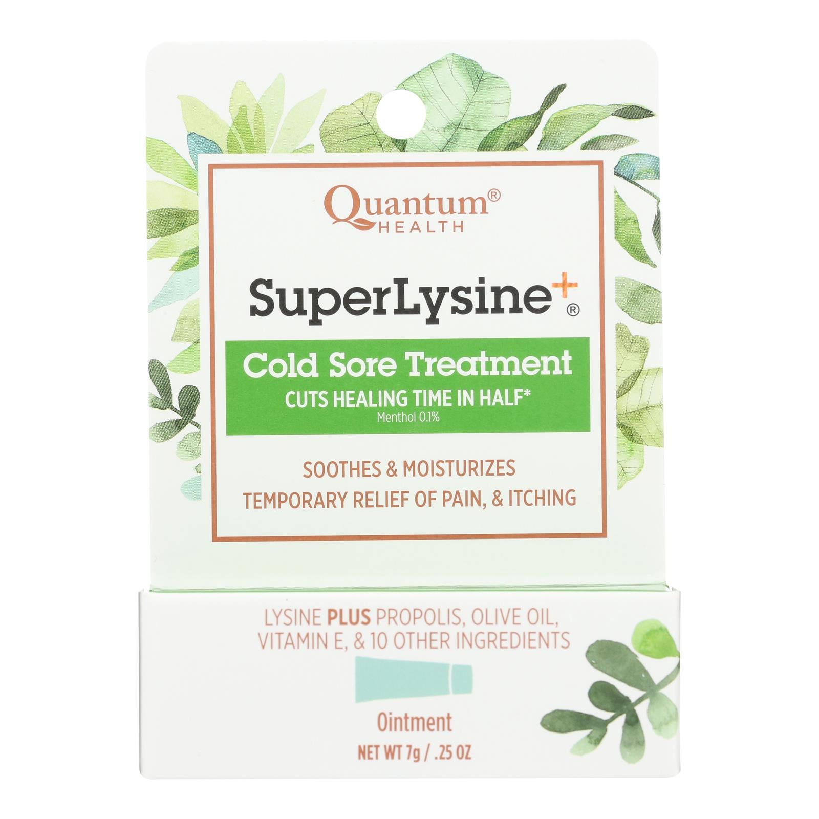 Quantum Super Lysine Plus Cold Sore Treatment - 0.25 Oz