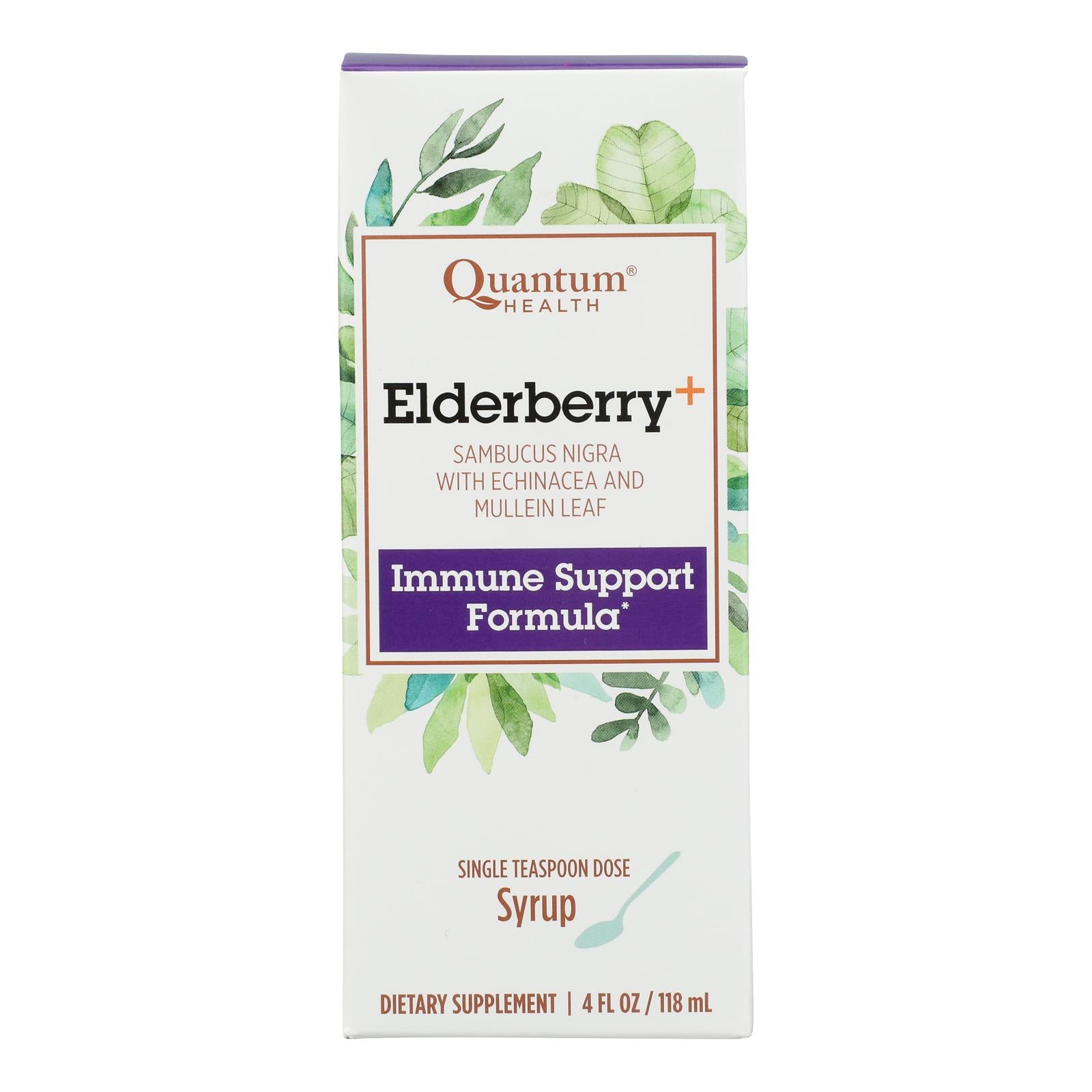 Quantum Elderberry Syrup - 4 Fl Oz