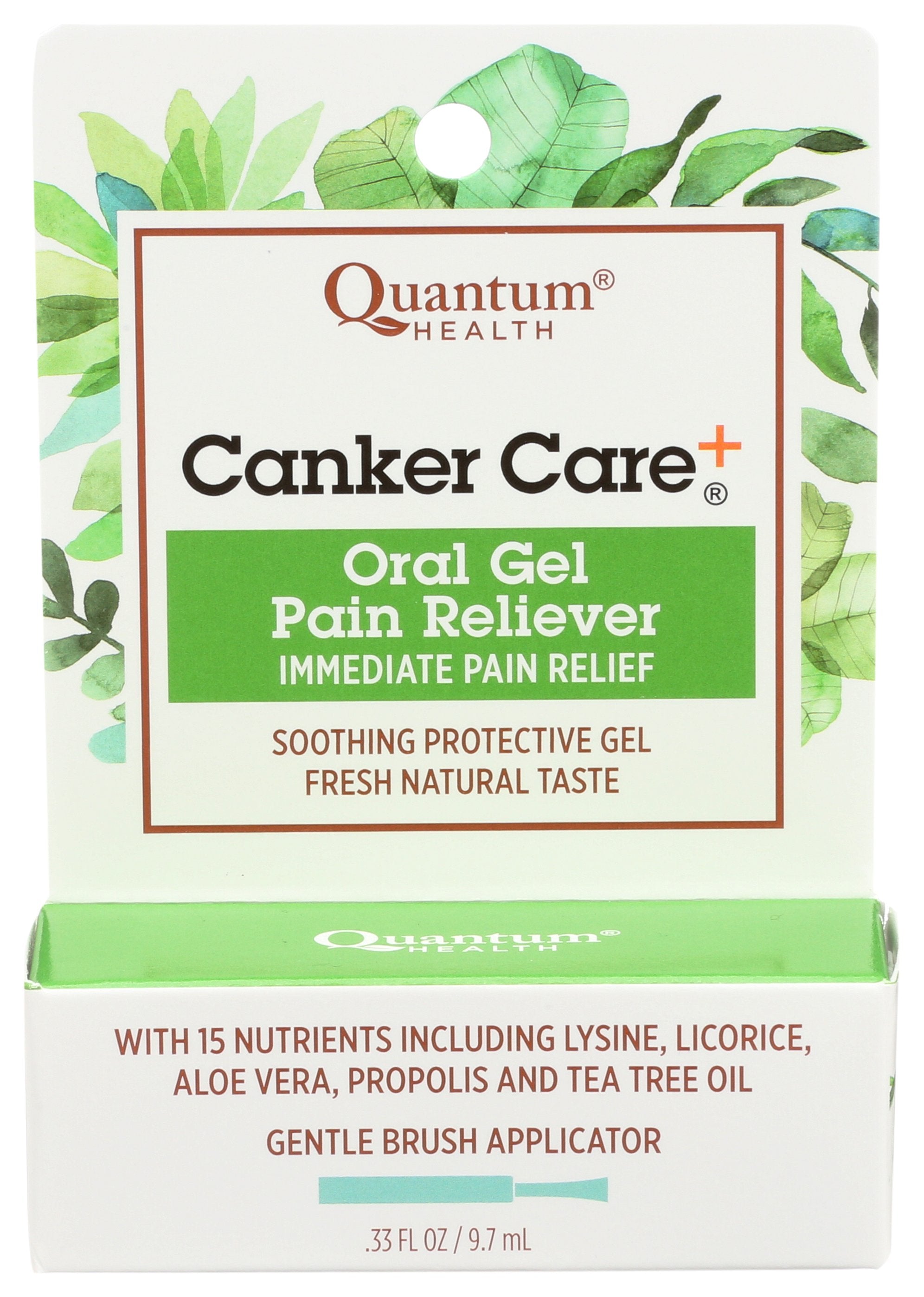 QUANTUM CANKER CARE ORAL GEL PAIN RELI