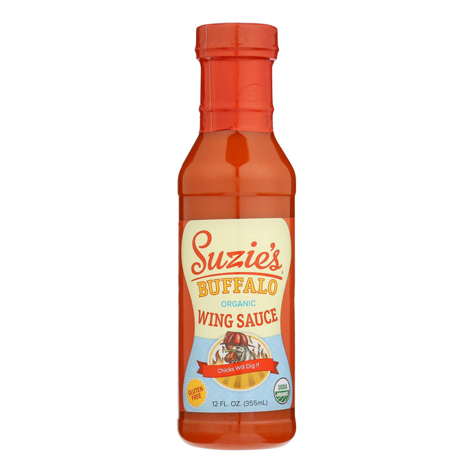 Suzie's Organics - Sauce Buffalo Wing - Case Of 6 - 12 Fz