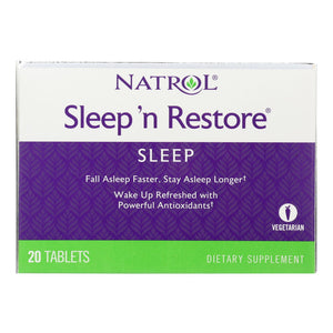 Natrol Sleep 'n Restore - 20 Tablets