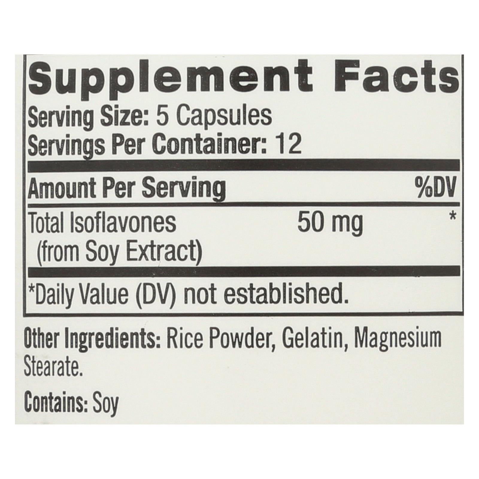 Natrol Soy Isoflavones - 60 Capsules