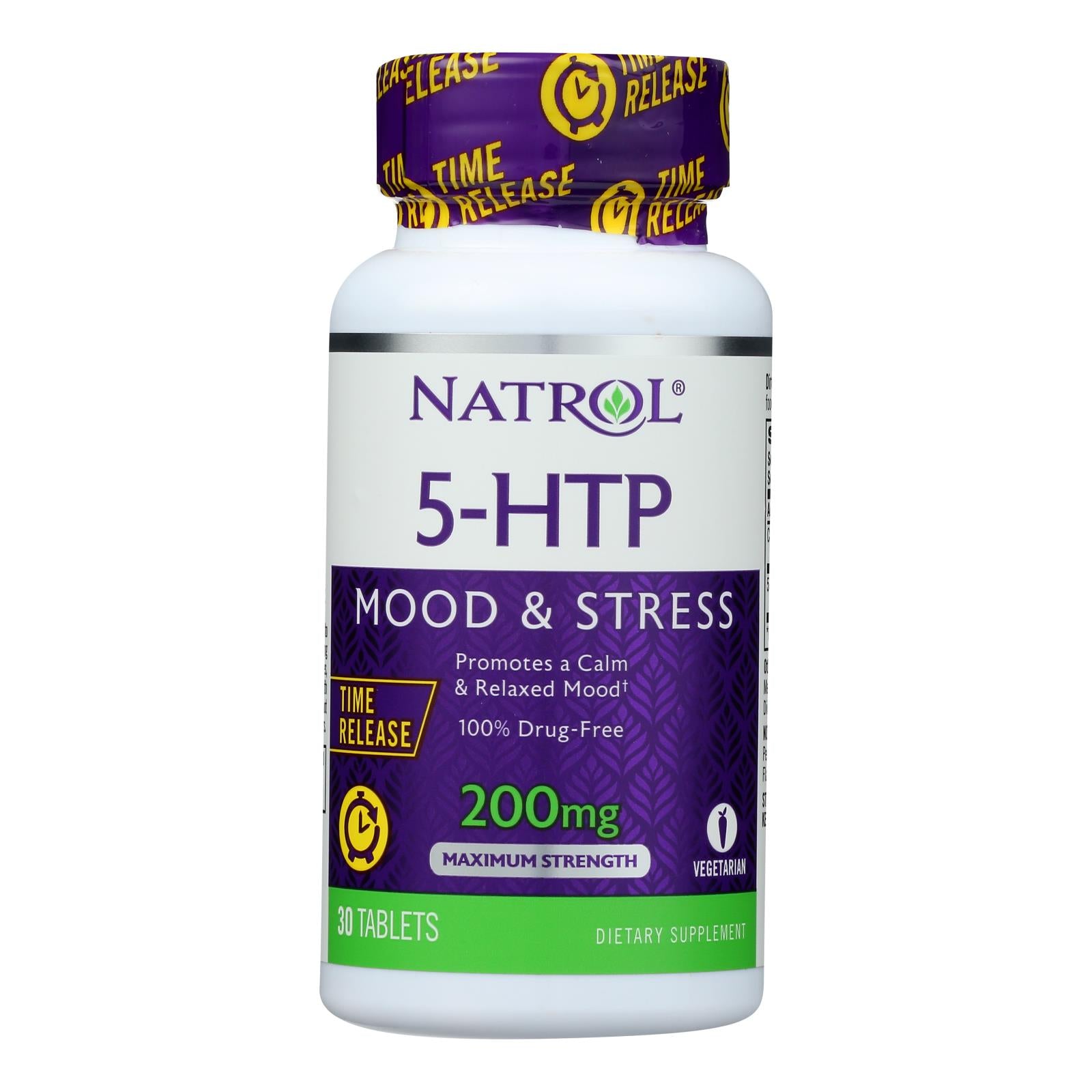 Natrol 5-htp Tr Time Release - 200 Mg - 30 Tablets