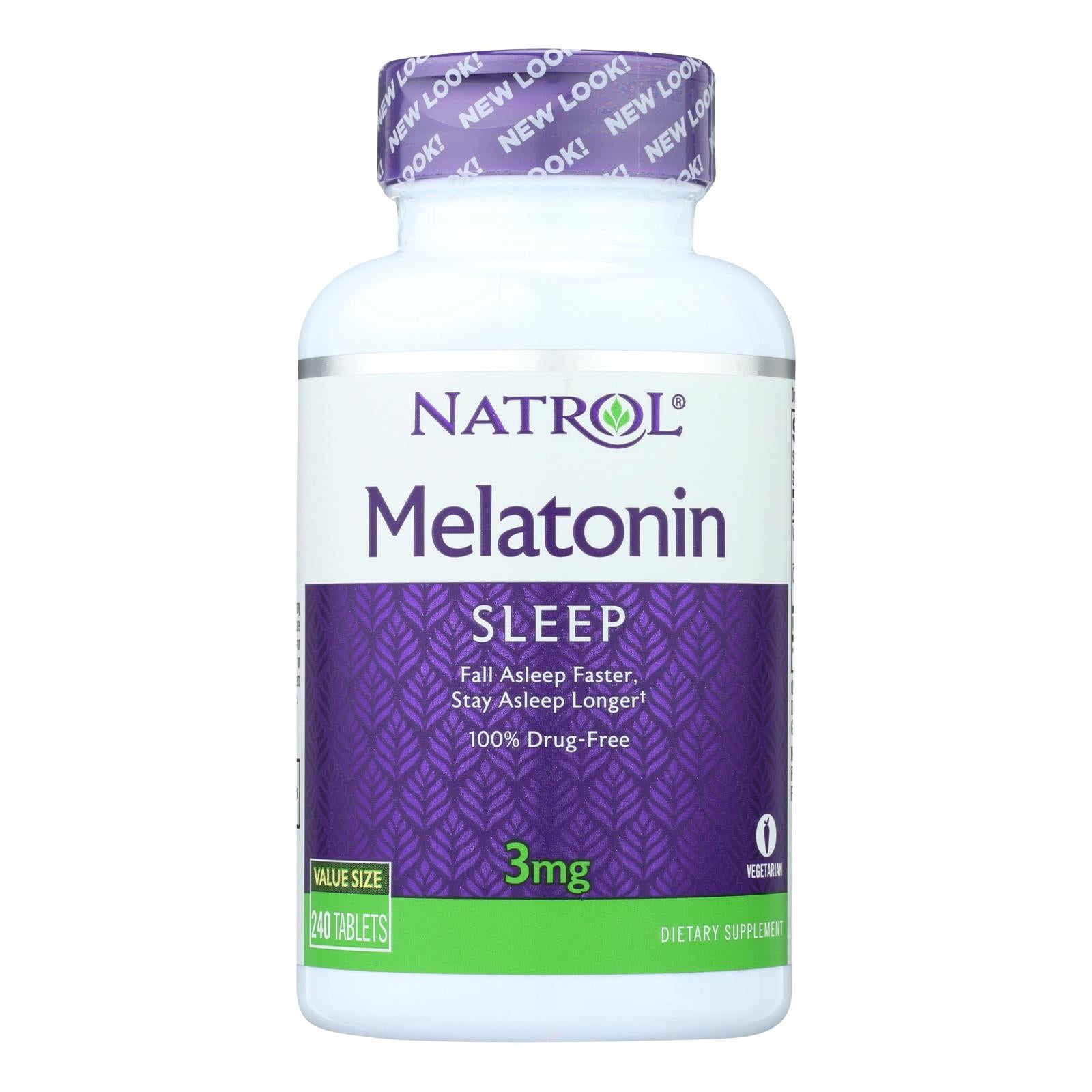 Natrol Melatonin - 3 mg - 240 Tablets