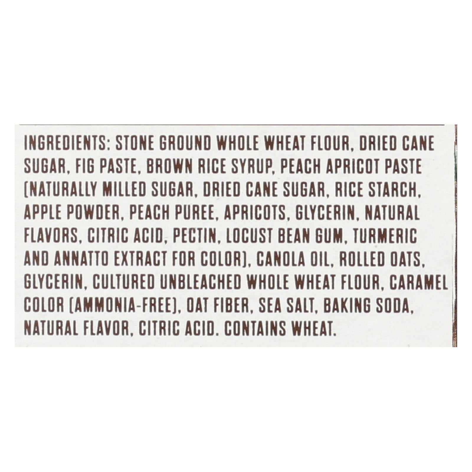 Nature's Bakery Peach Apricot Fig Bars, Whole Wheat, 6-Pack