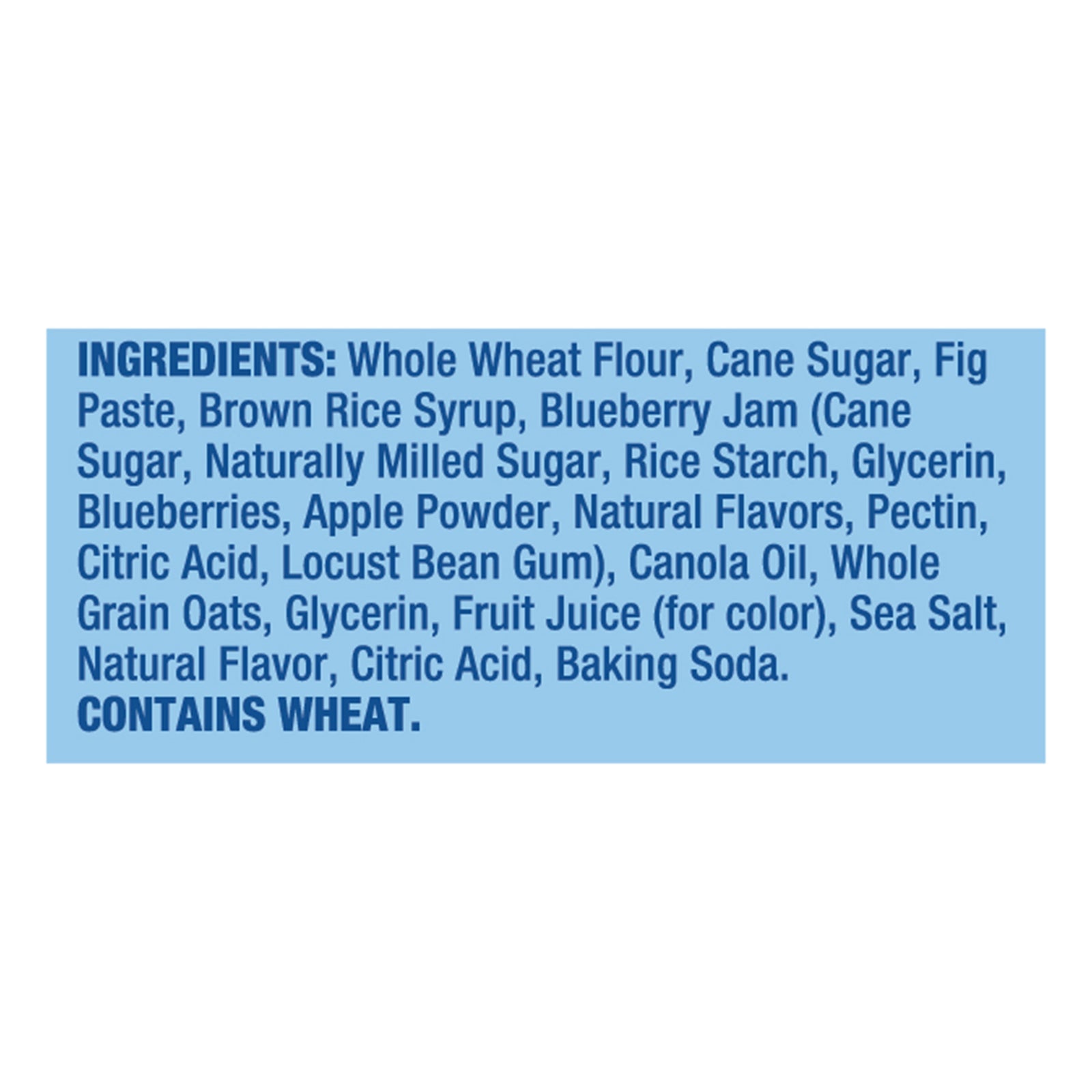 Nature's Bakery - Fig Bar Blueberry Mini - CS of 6-10 OZ