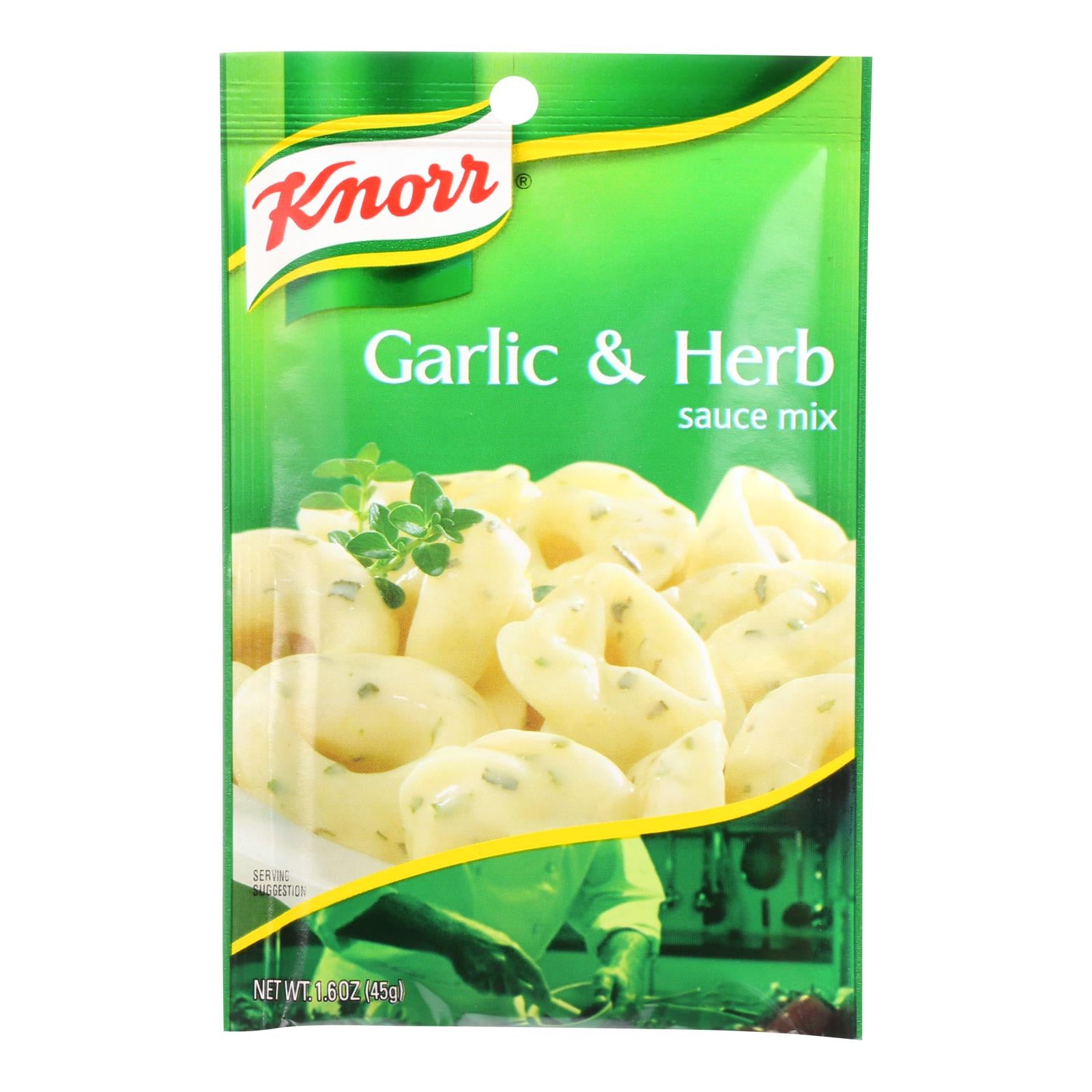Knorr Sauce Mix - Garlic And Herb - 1.6 Oz - Case Of 12
