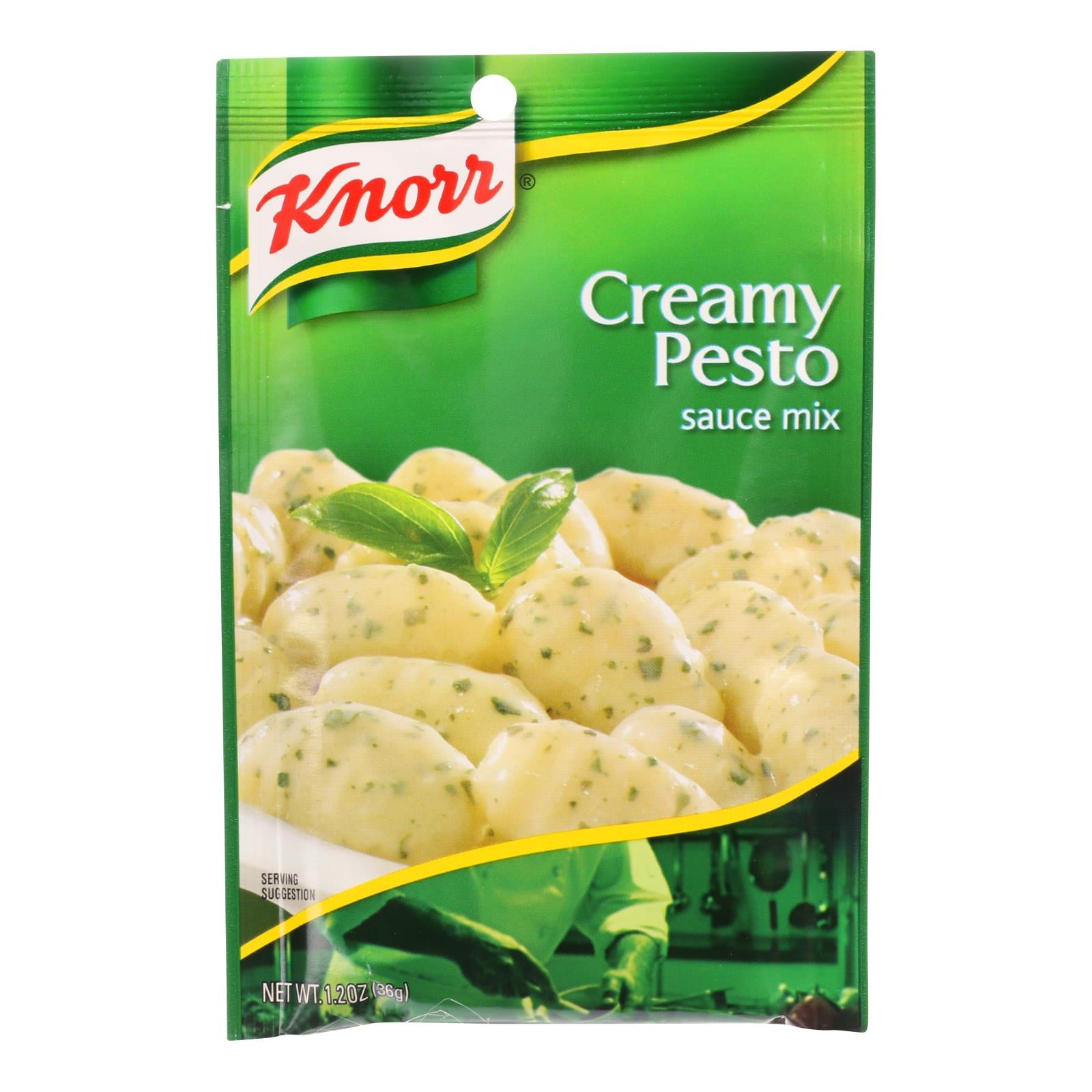 Knorr Sauce Mix - Creamy Pesto - 1.2 Oz - Case Of 12