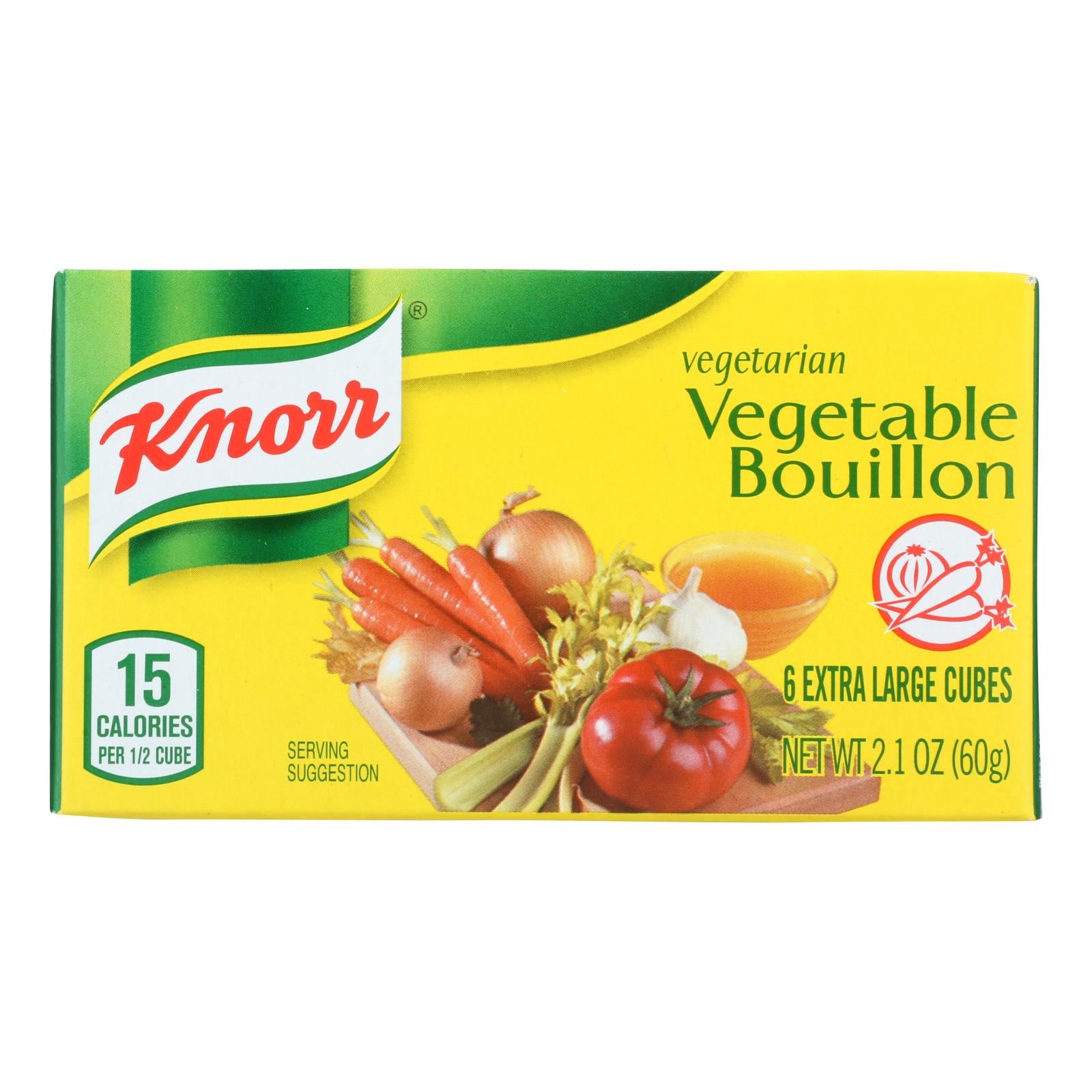 Knorr Bouillon Cubes - Vegetable - Extra Large - 2.13 Oz - Case Of 24