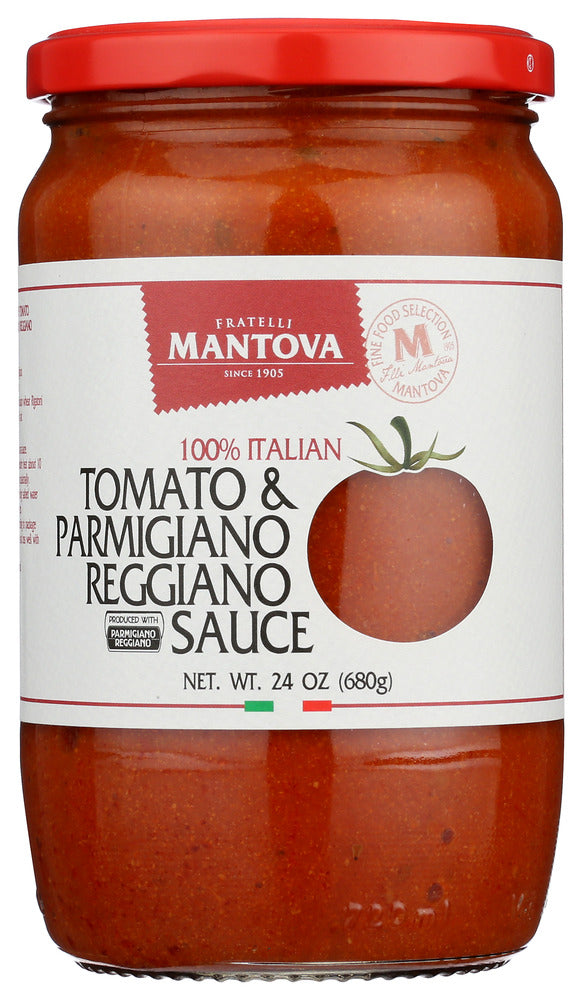 Mantova Tomato Sauce Parmigiano Reggiano - Case of 6 - 24 OZ