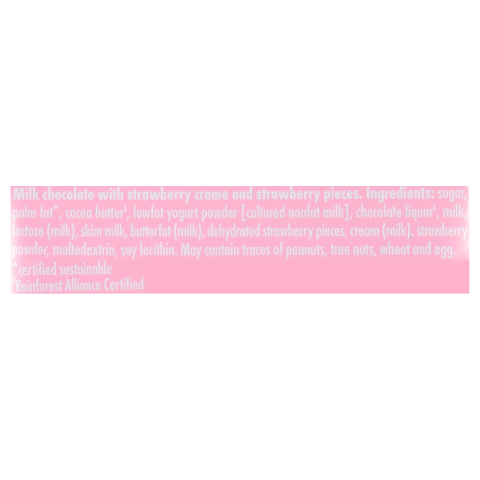 Ritter Sport - Bar Strawberries And Crme - Case Of 12-3.5 Oz