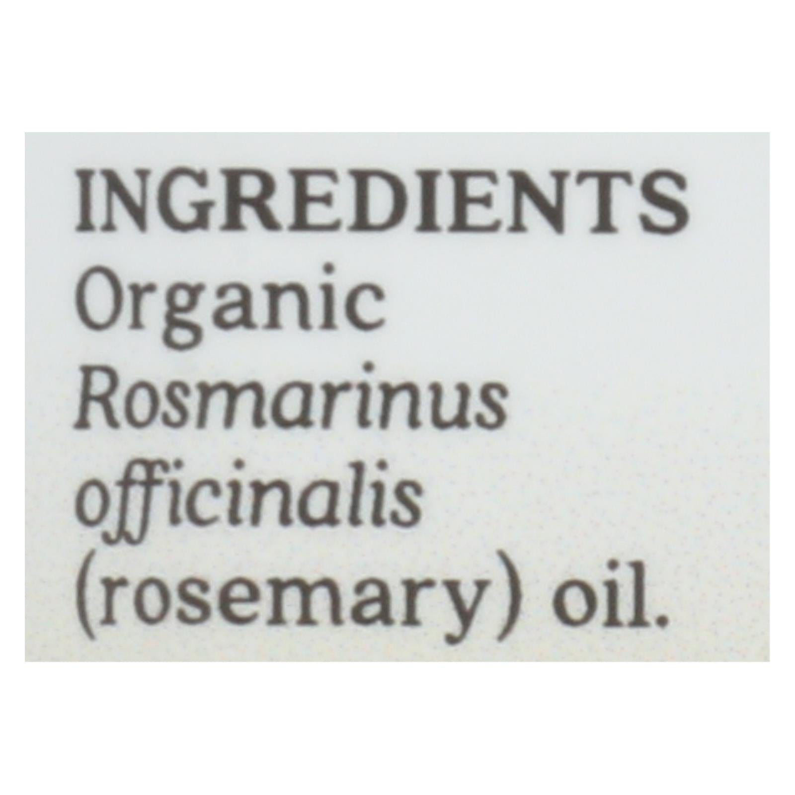 Aura Cacia - Organic Essential Oil - Rosemary - .25 Oz