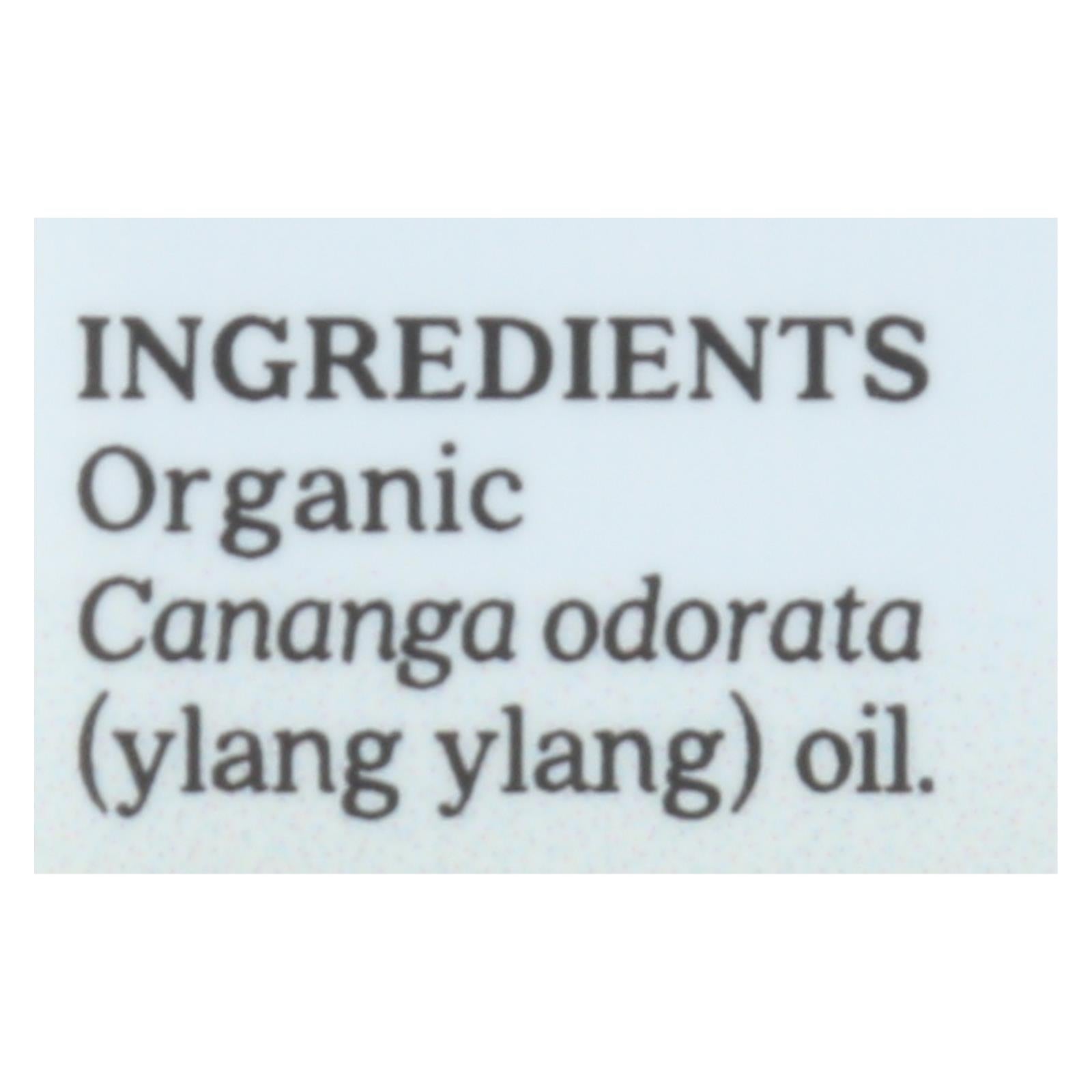 Aura Cacia - Organic Essential Oil - Ylang Ylang - .25 Oz