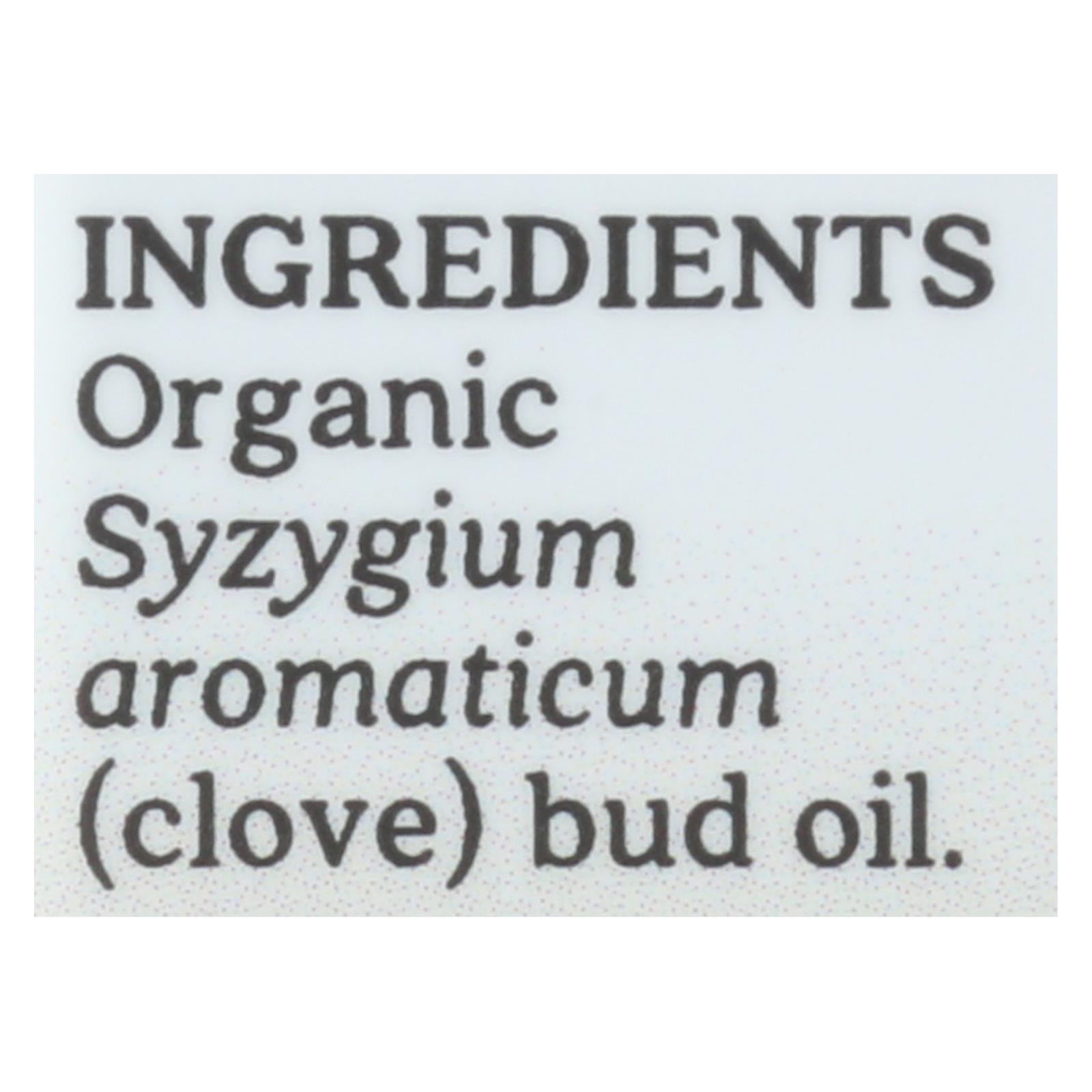 Aura Cacia - Organic Essential Oil - Clove Bud - .25 Oz