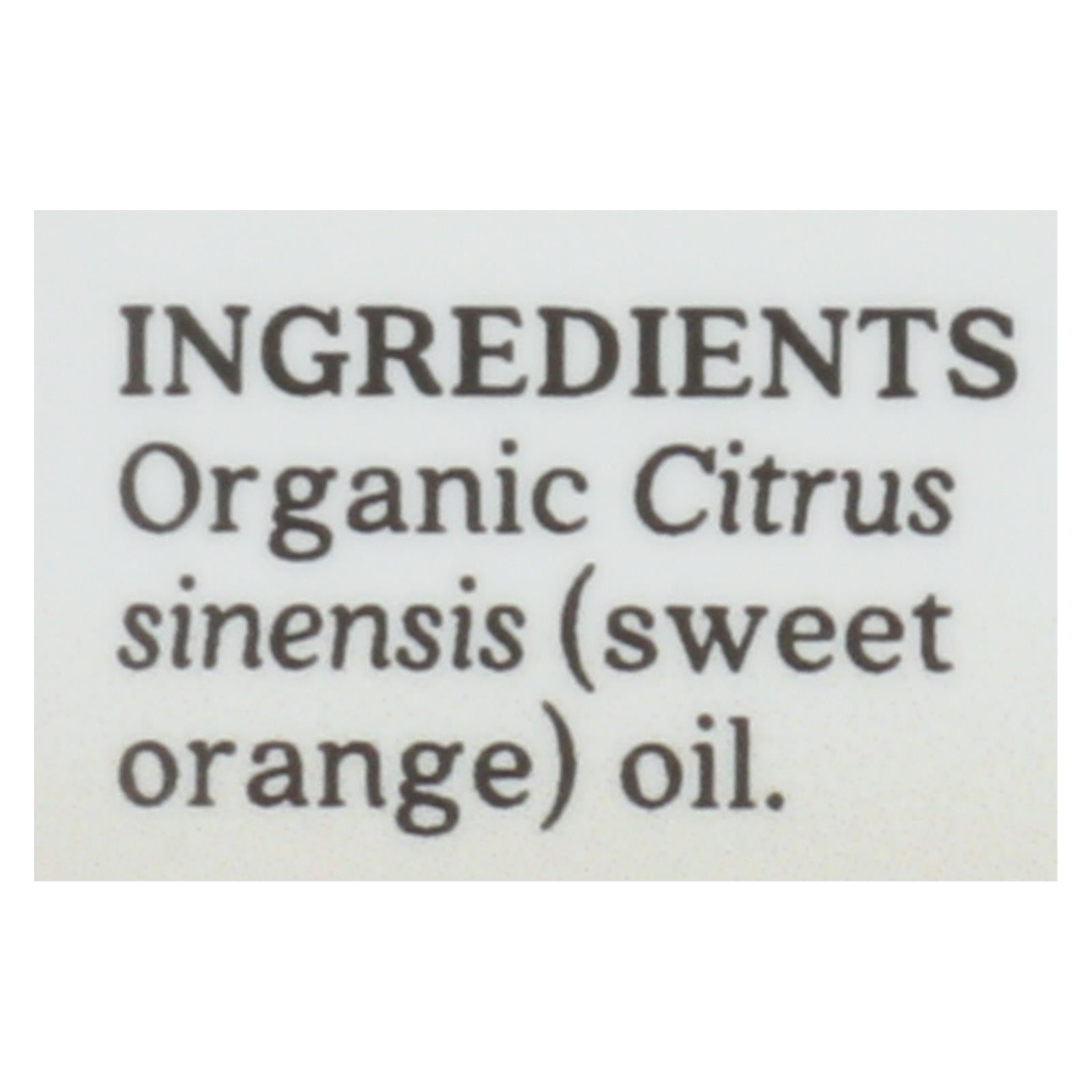 Aura Cacia - Organic Orange Sweet - .25 Oz