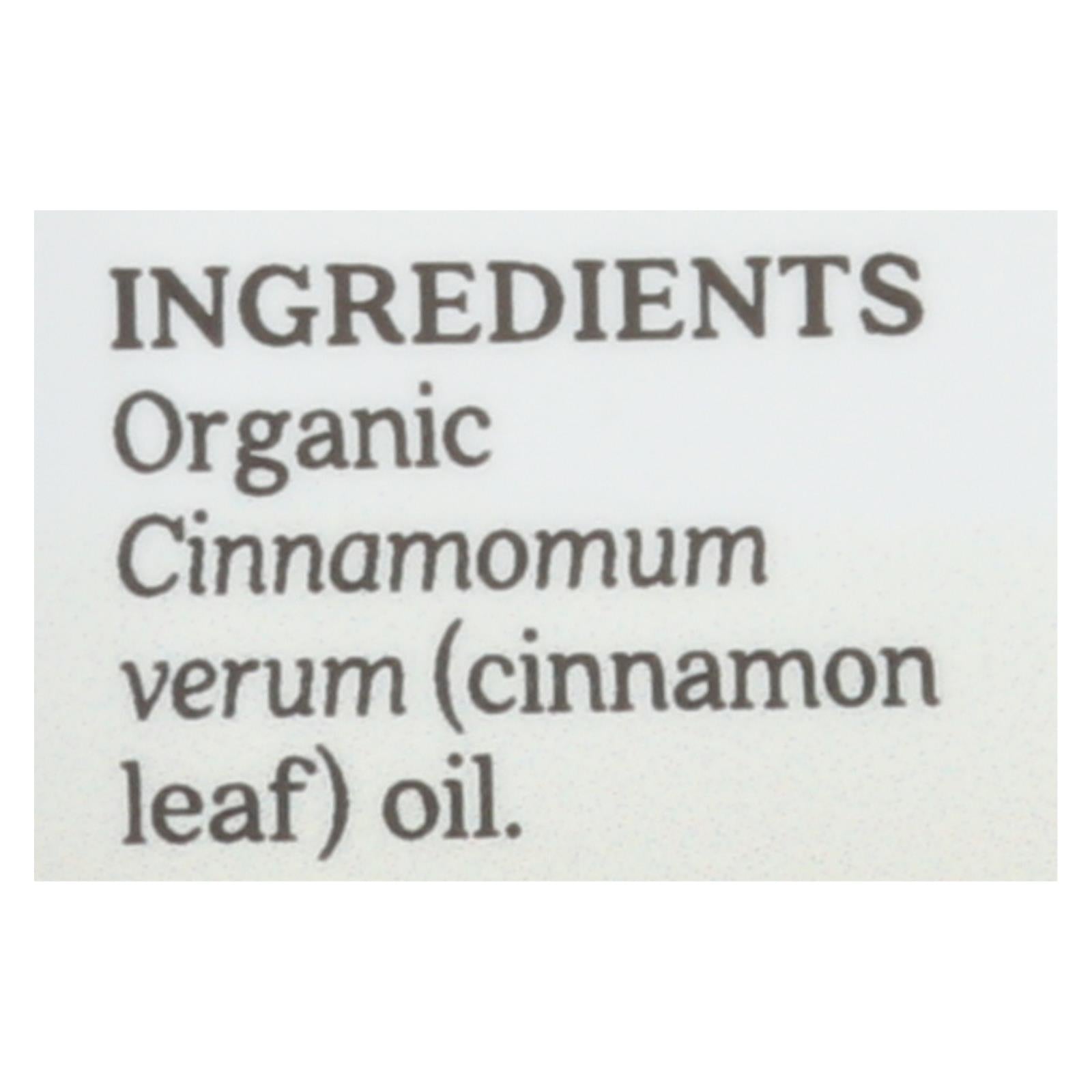 Aura Cacia - Organic Cinnamon Leaf - .25 Oz