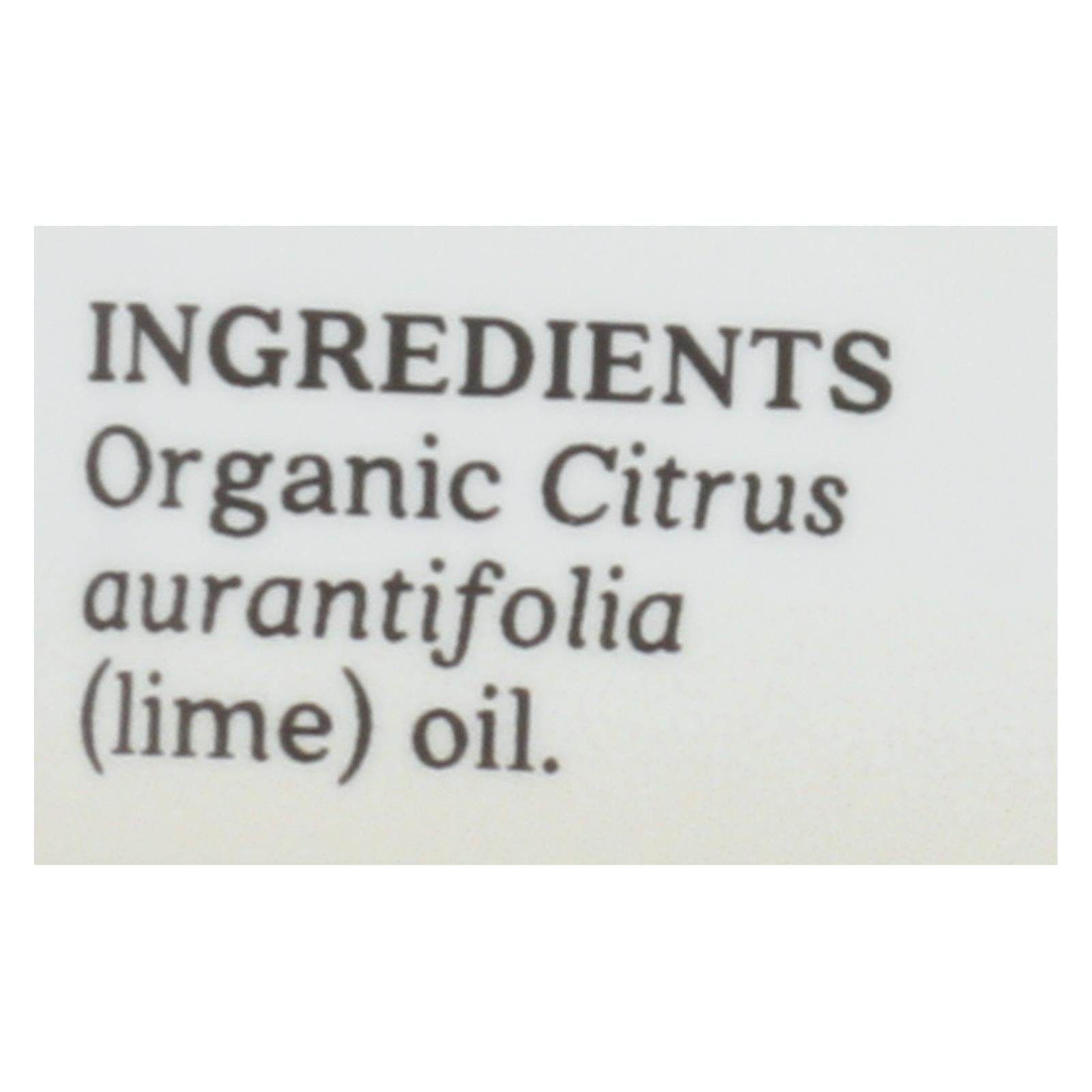 Aura Cacia - Organic Essential Oil - Lime - .25 Fl Oz