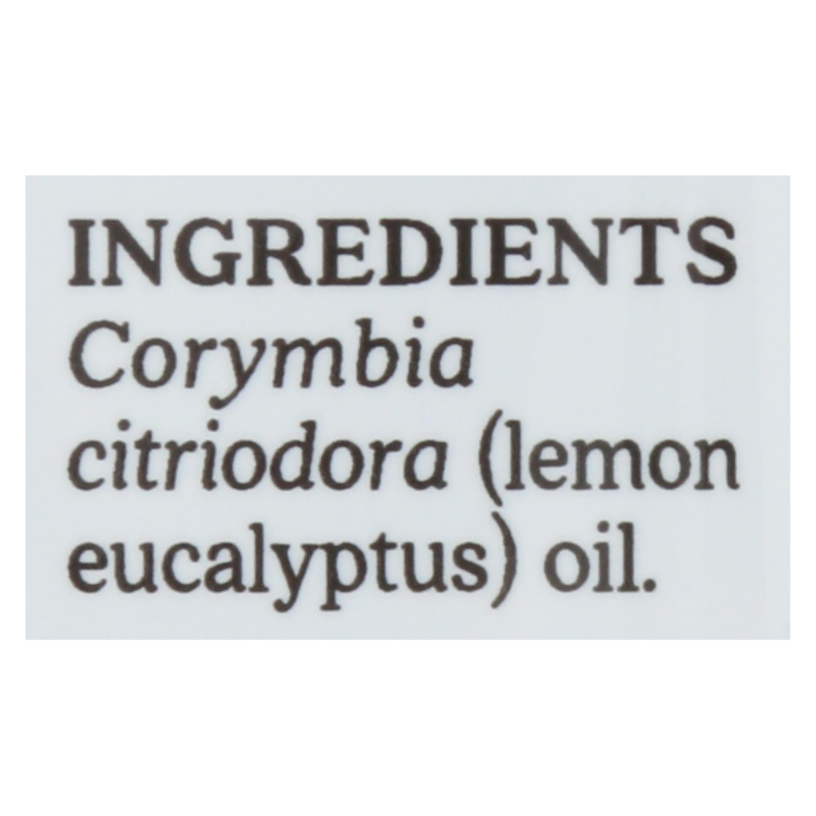 Aura Cacia - 100% Pure Essential Oil Lemon Eucalyptus - 0.5 Fl Oz