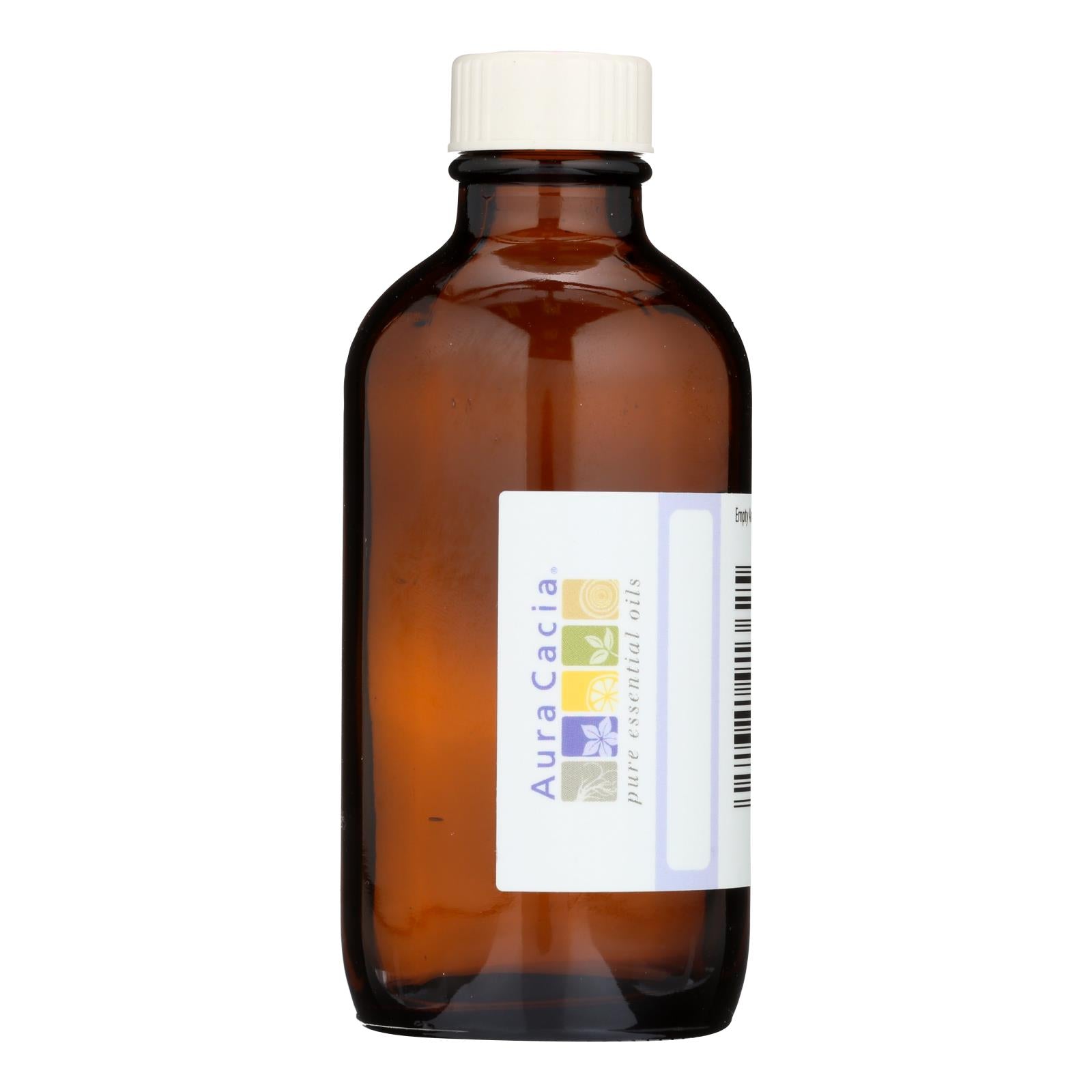 Aura Cacia - Bottle - Glass - Amber With Writable Label - 4 Oz