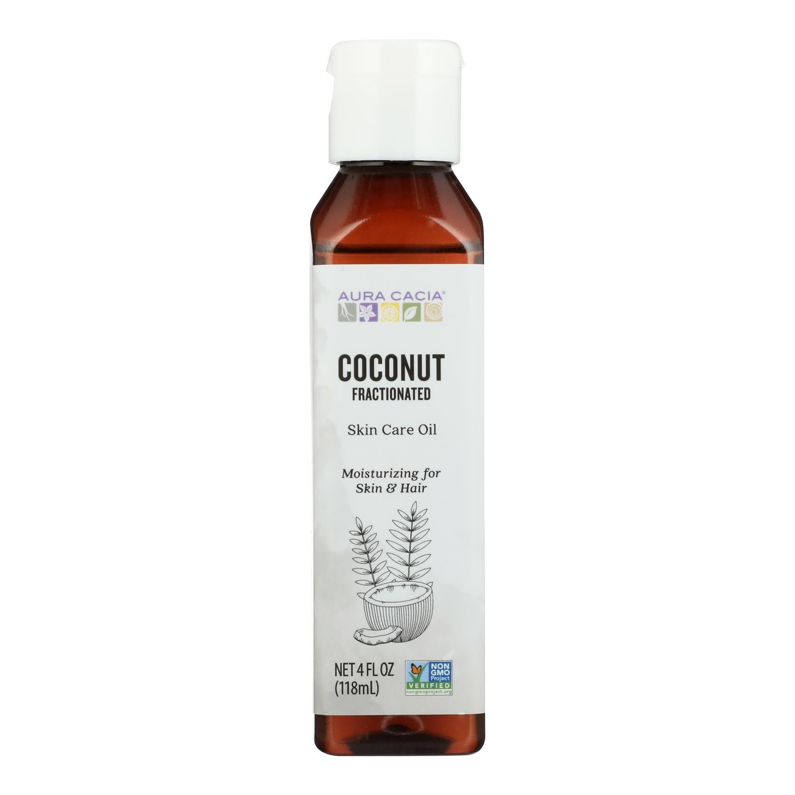 Aura Cacia - Body Oil - Coconut - 4 Fl Oz.