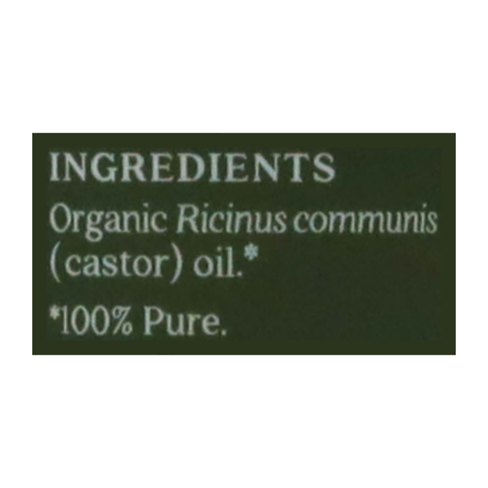 Aura Cacia - Oil Og2 Castor - EA of 1-1 FZ