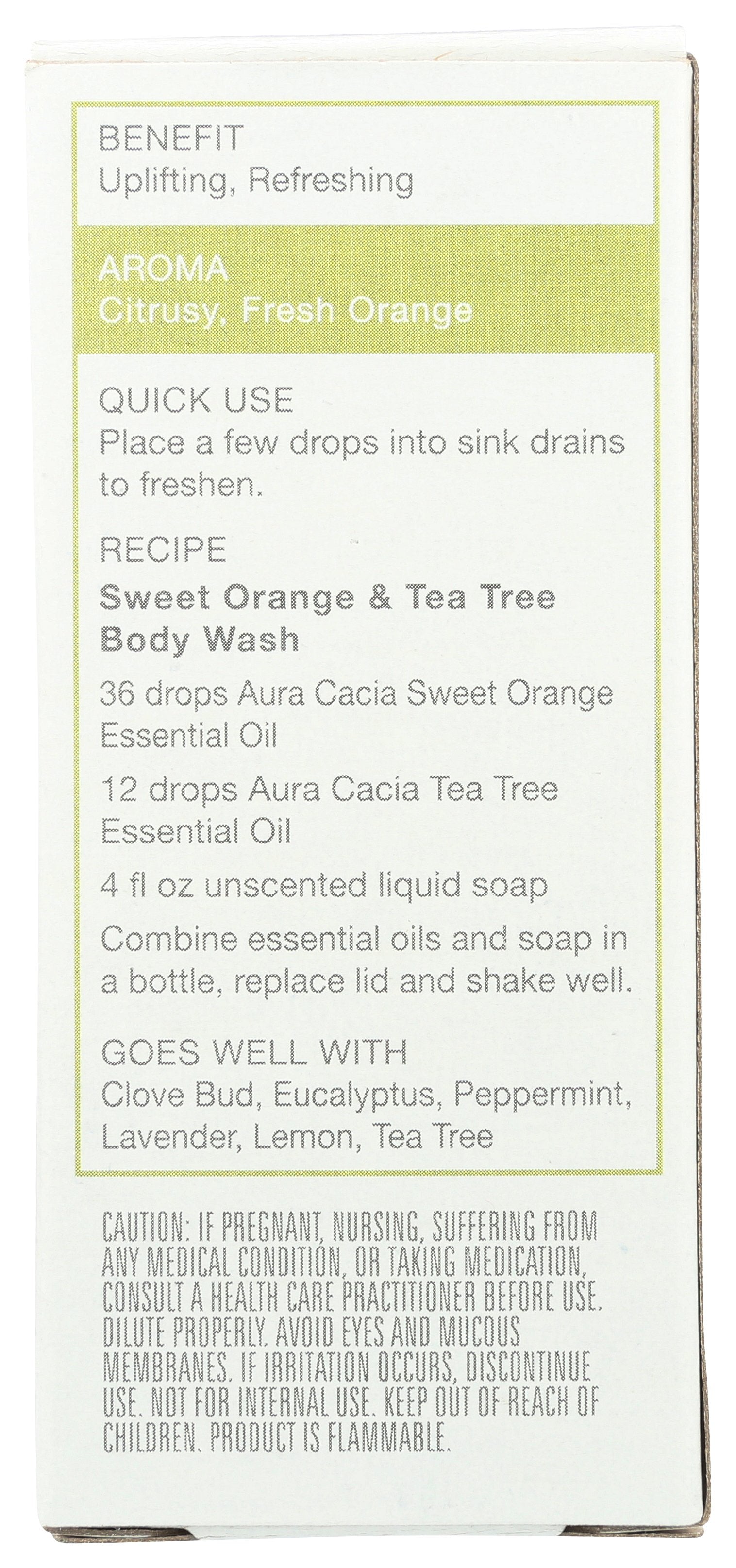 AURA CACIA OIL ESS SWEET ORANGE BXD